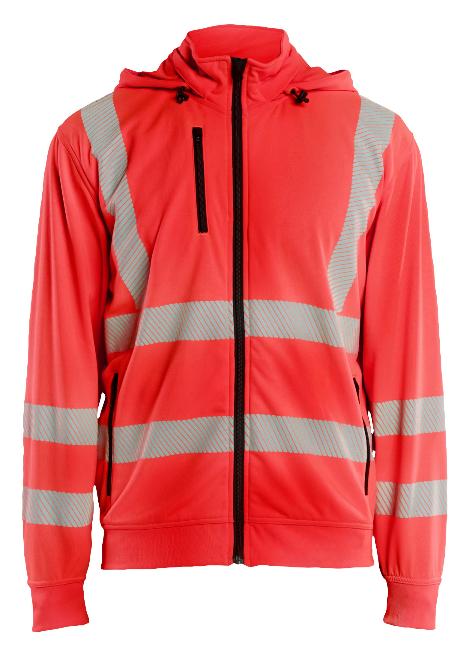 High Vis Sweatshirt med aftagelig hætte