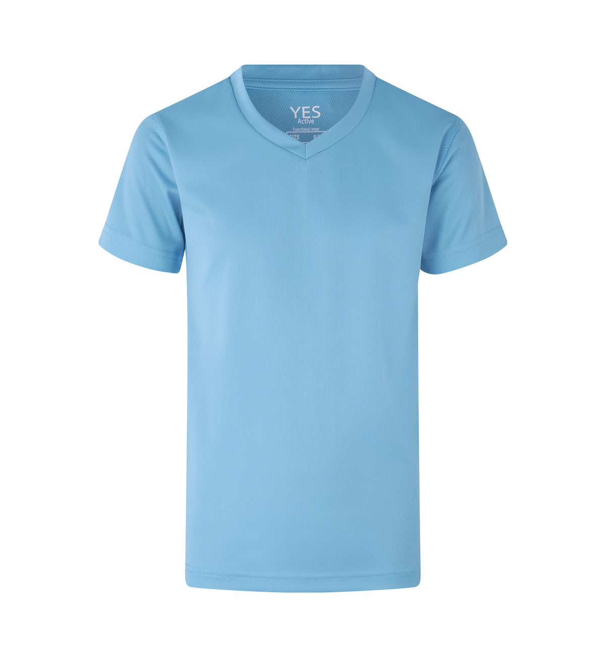 ID YES Active T-shirt | børn - Cyan [C-730] / 12/14