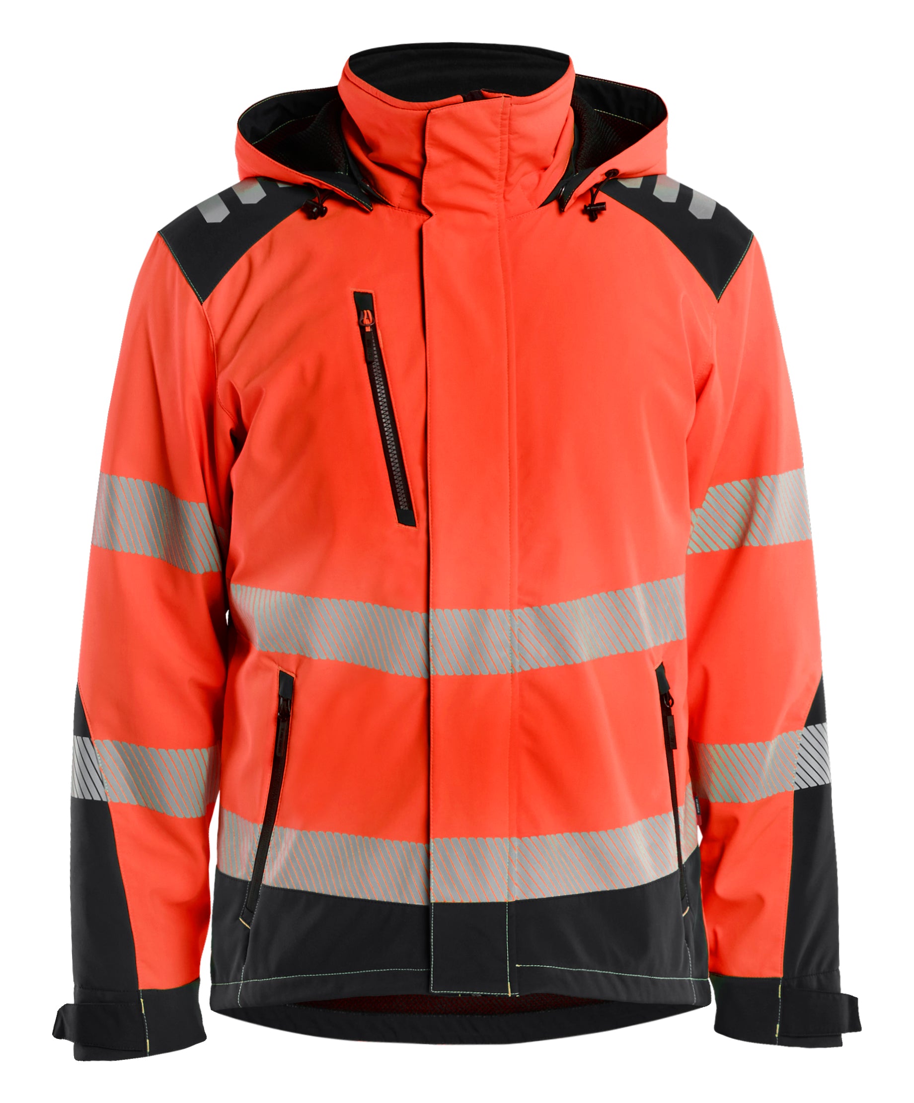 High Vis Letforet Vinter Softshelljakke
