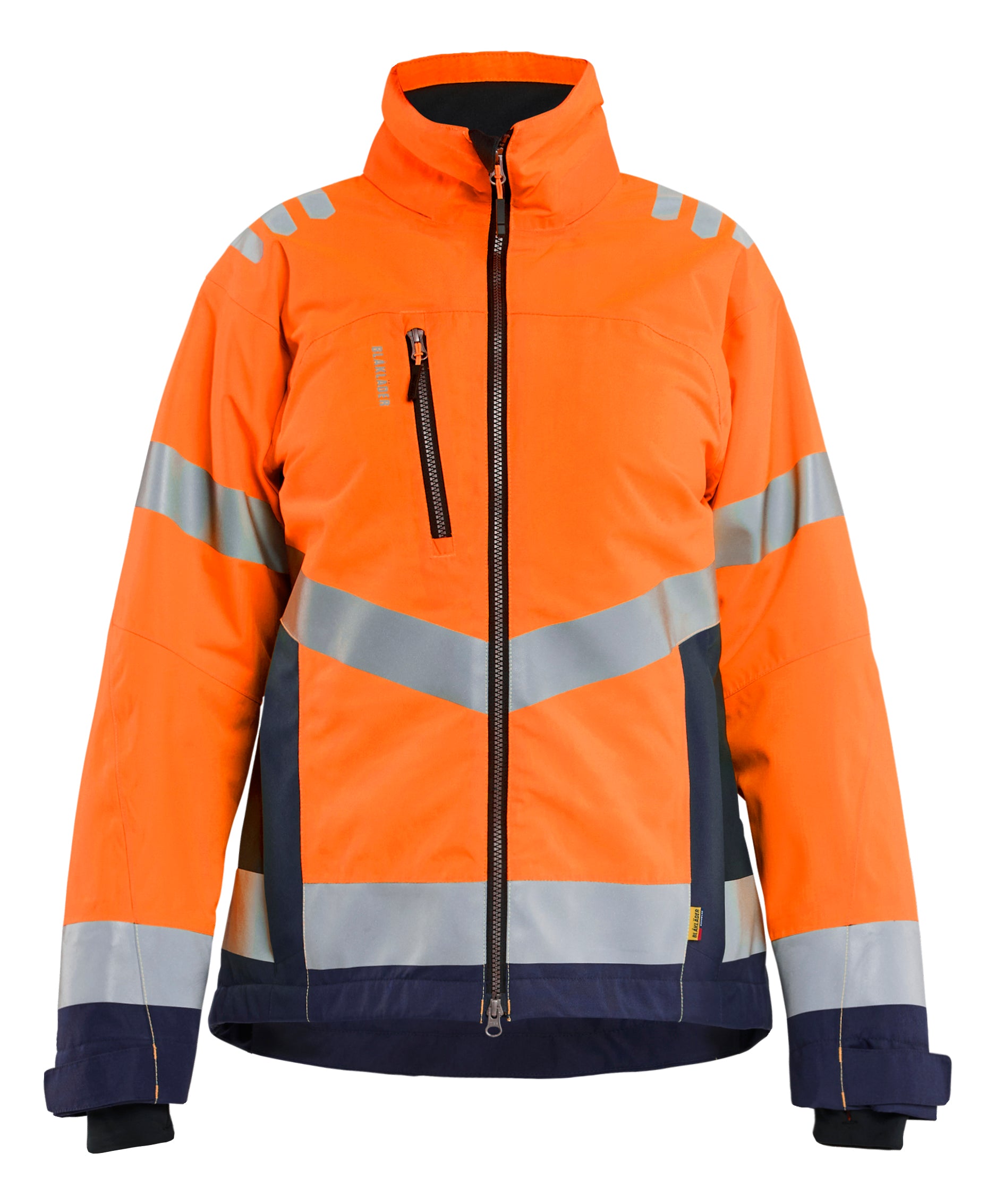 Dame High Vis Letforet Vinterjakke