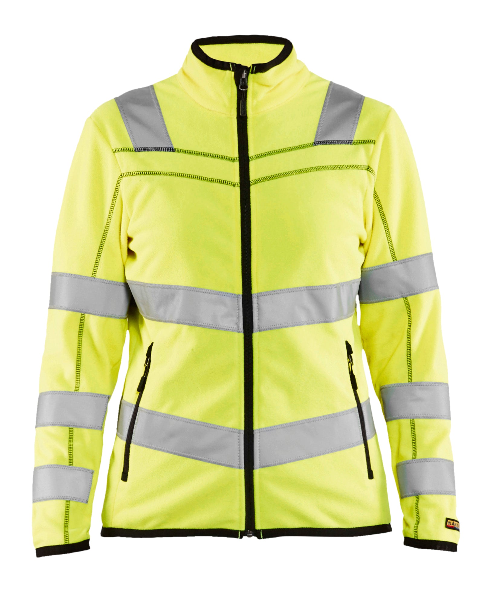 Dame High Vis Microfleece Jakke