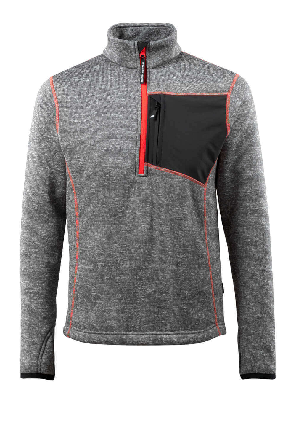 MASCOT HARDWEAR Striktrøje med kort lynlås 50149