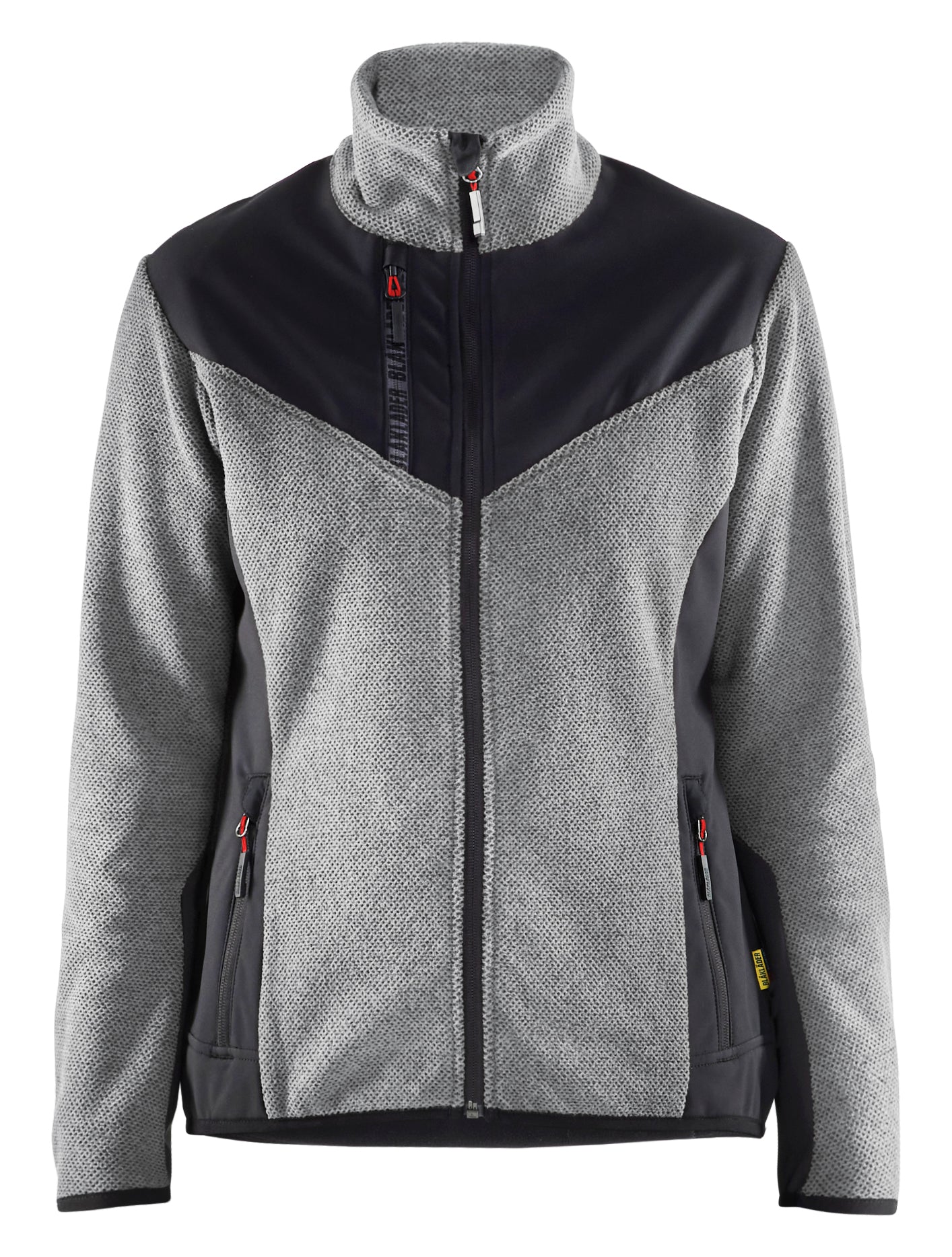 Dame Strikket jakke med Softshell