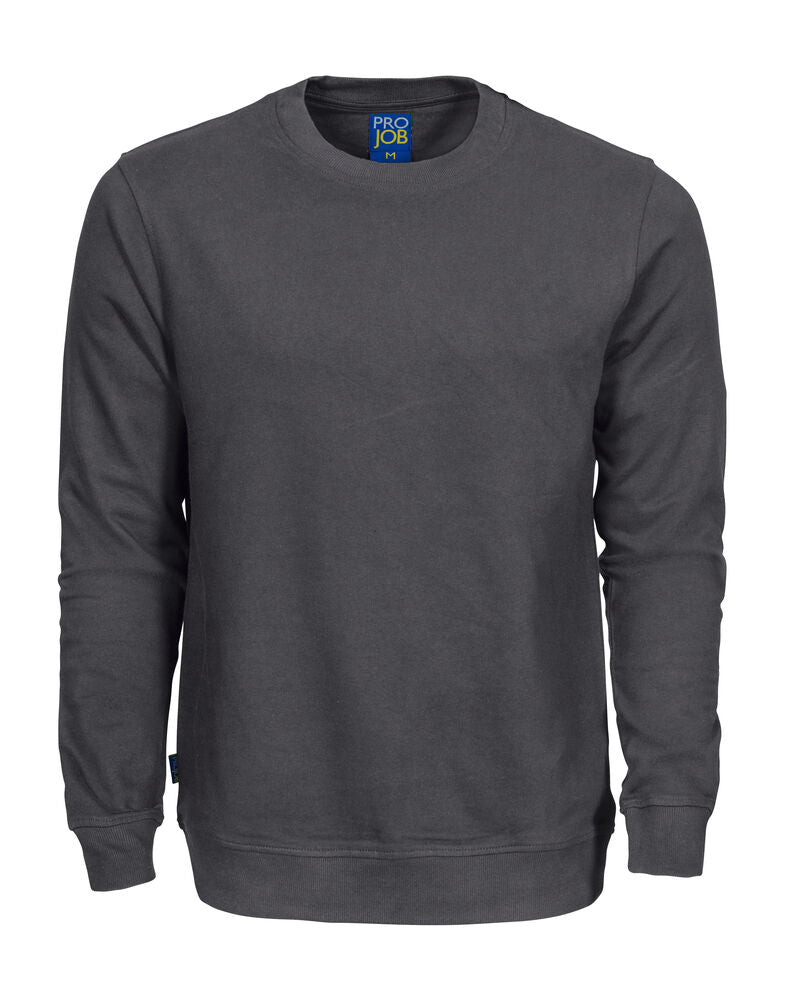 Projob 2124  SWEATSHIRT MED RUND HALS I BOMULD