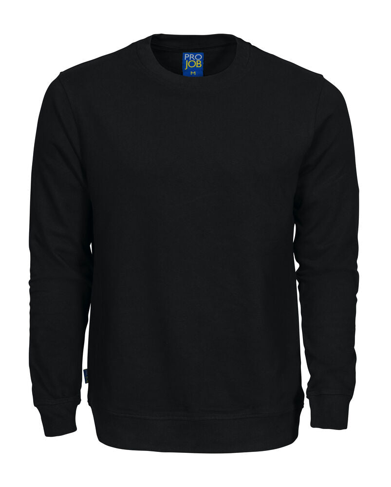 Projob 2124  SWEATSHIRT MED RUND HALS I BOMULD