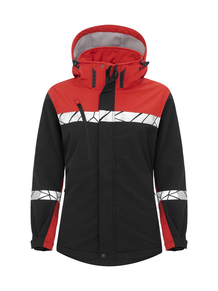 Projob 7417 SOFTSHELL JAKKE, DAME 
7417  SOFTSHELL JAKKE, DAME 9910-VIZ