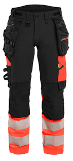 Sort/High Vis Rød [9955]