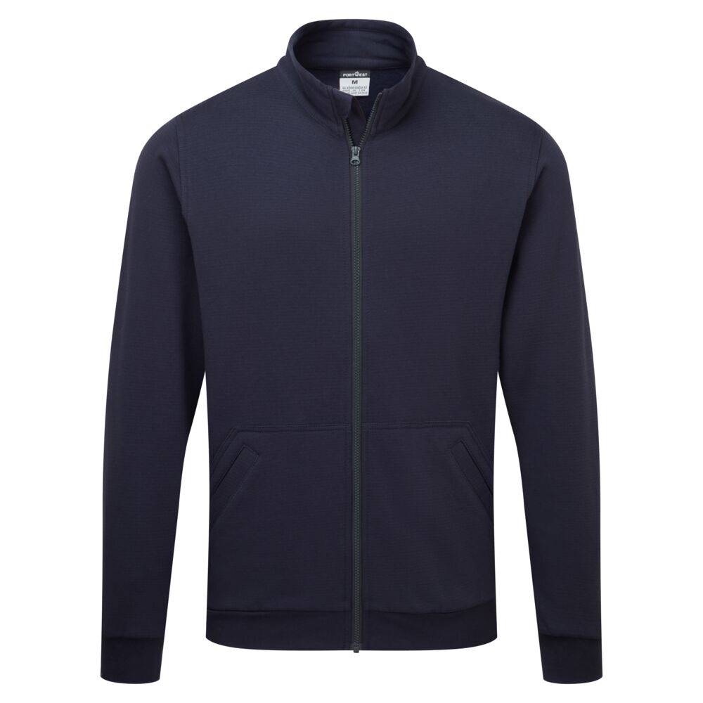 AS25 - Antistatisk ESD sweatshirt med lynlås