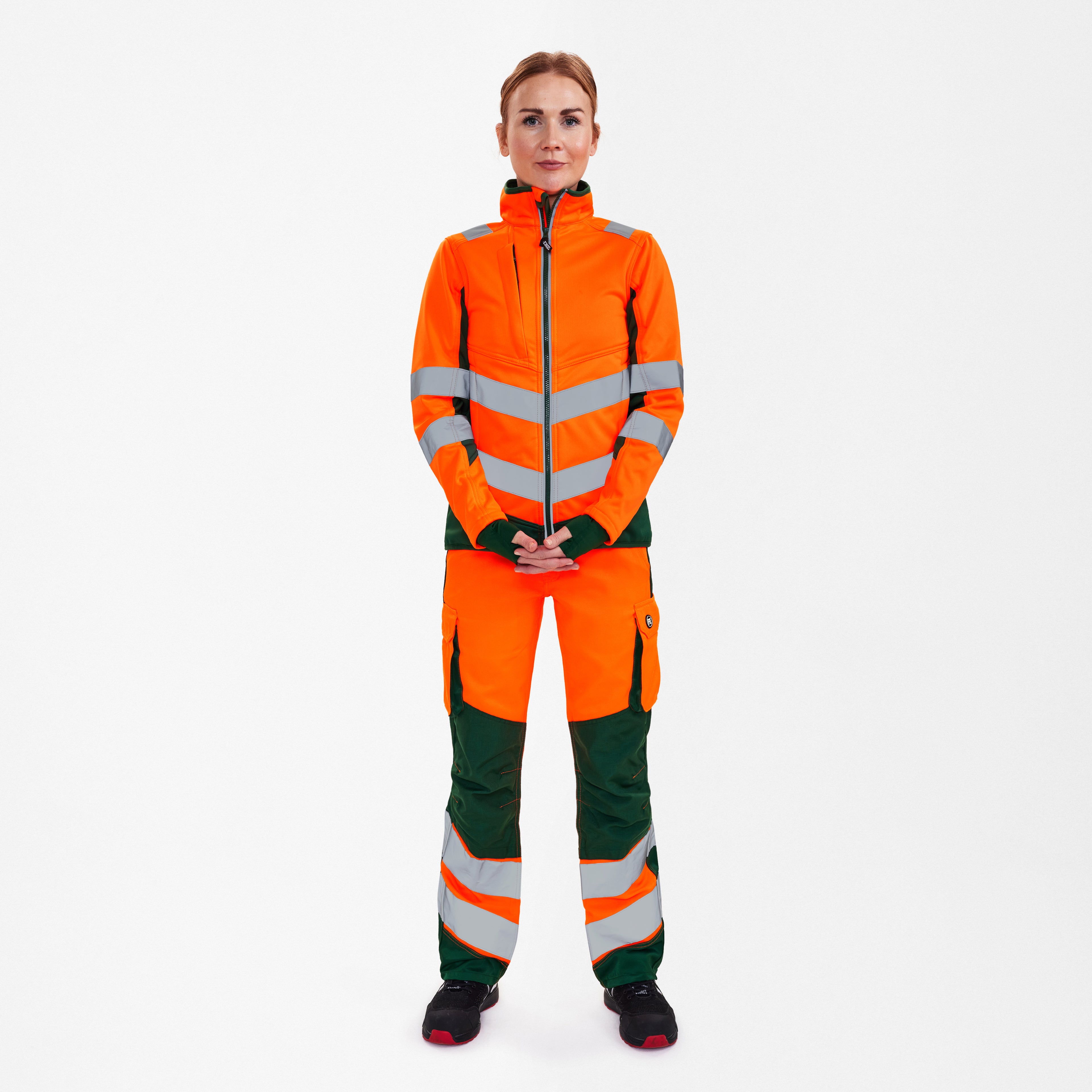 Engel Workwear Safety dame softshelljakke
