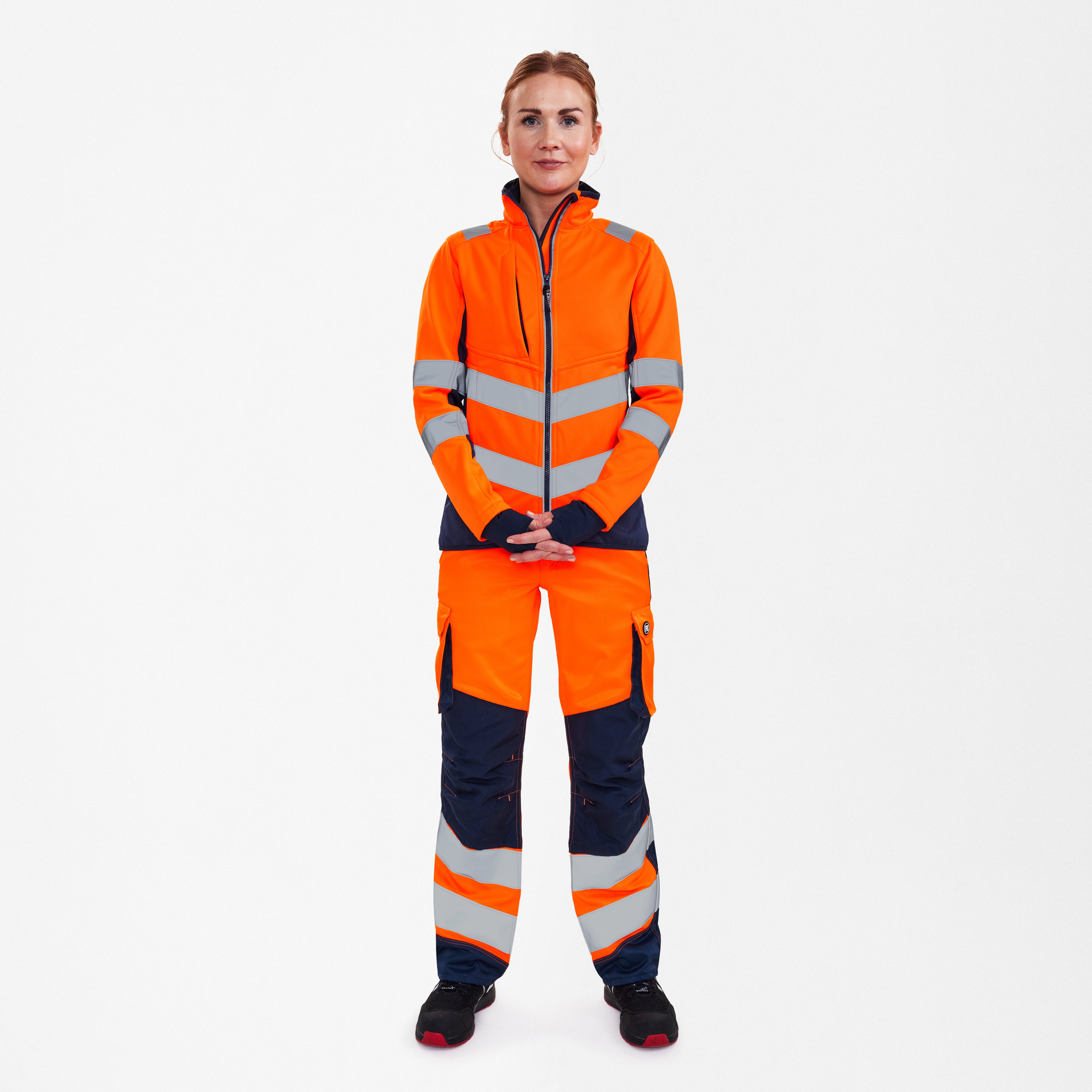 Engel Workwear Safety dame softshelljakke