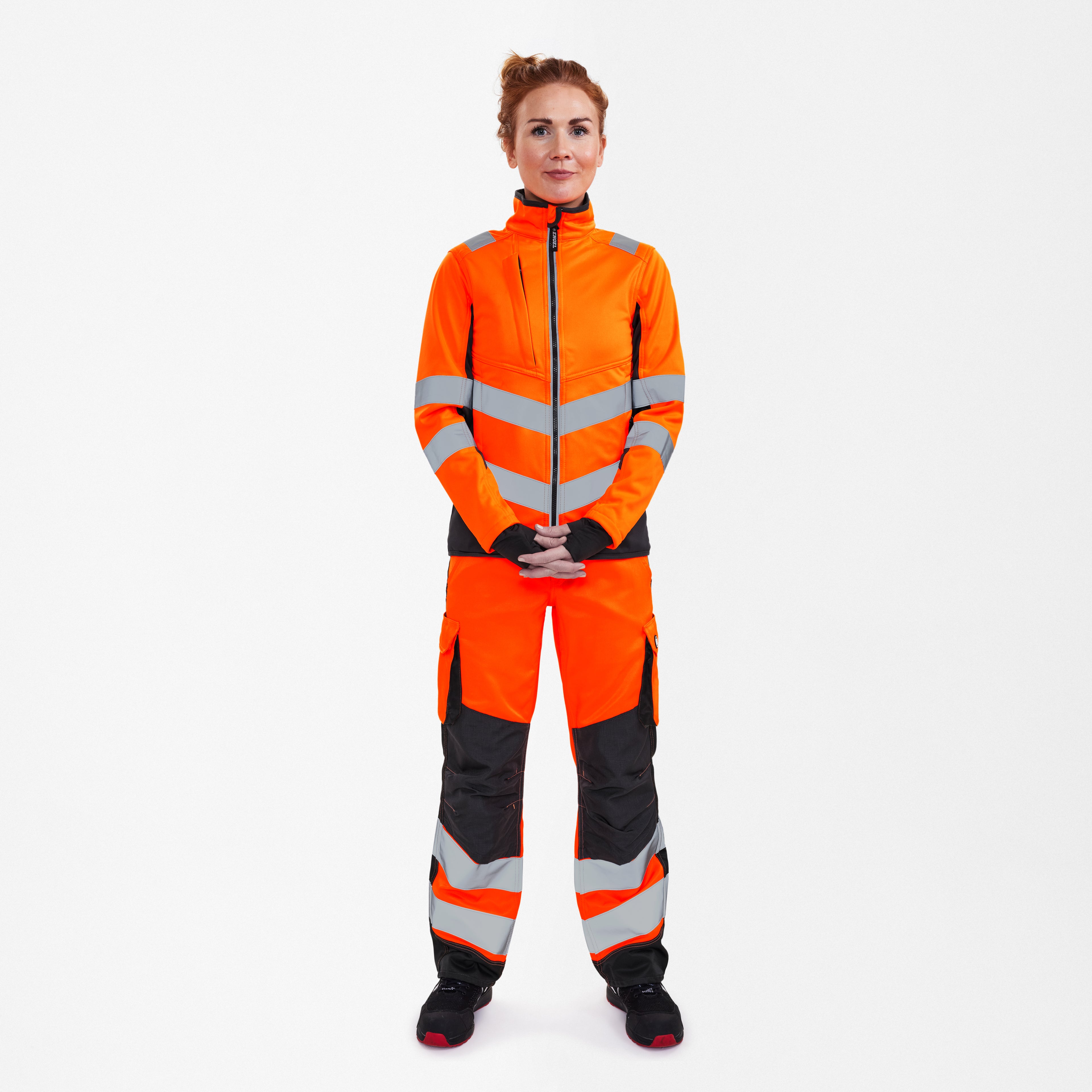 Engel Workwear Safety dame softshelljakke