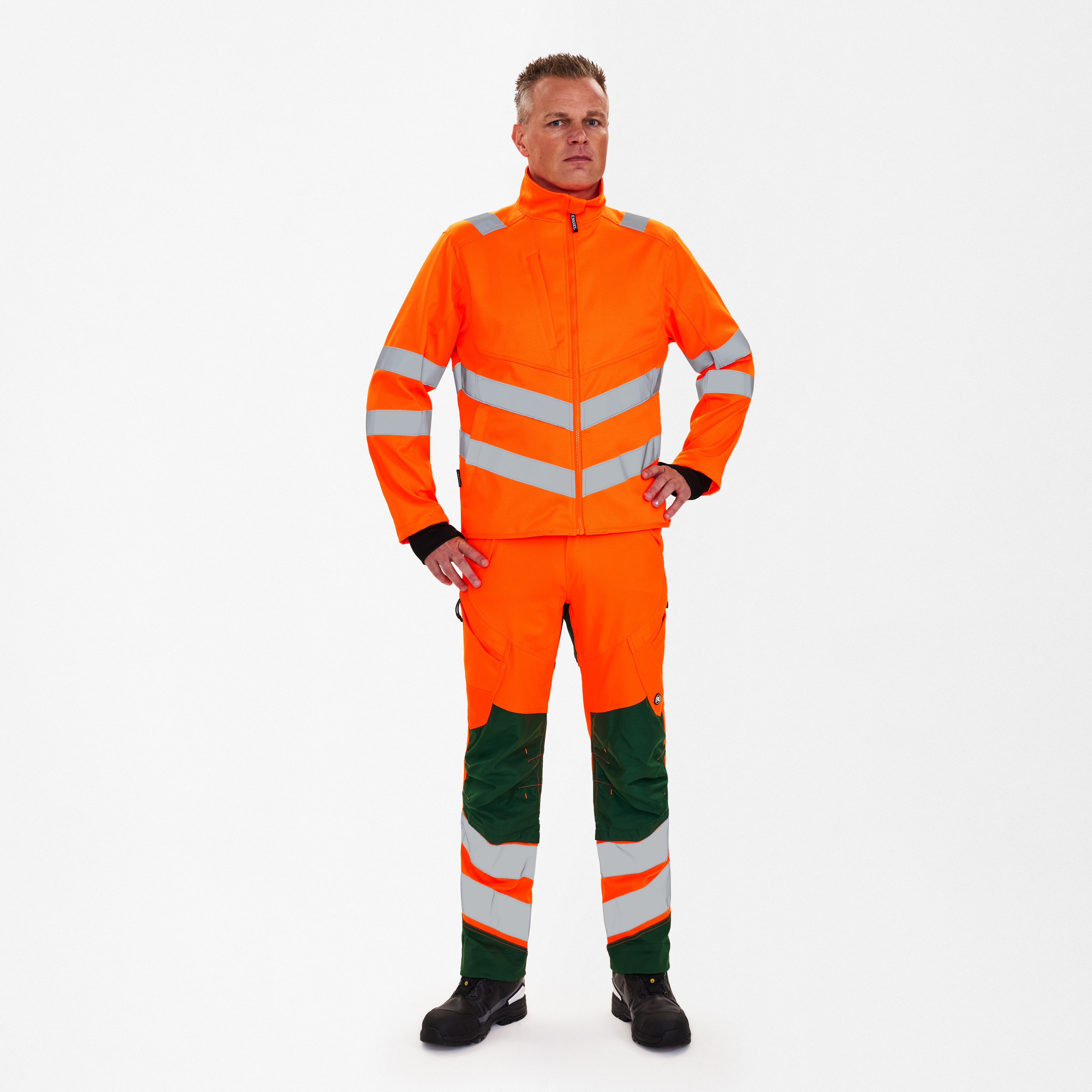 Safety arbejdsjakke med 2-vejs stræk