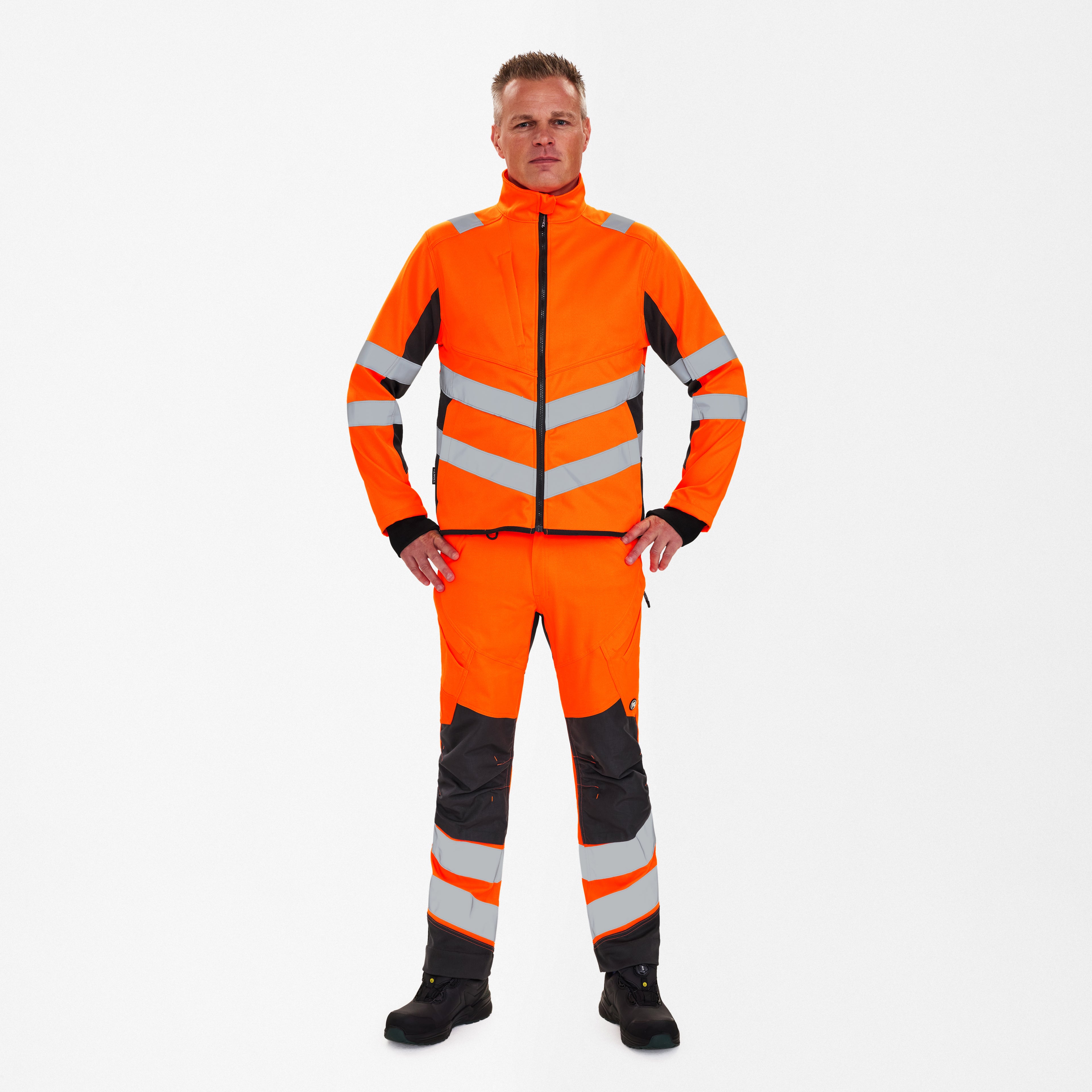 Engel Workwear Safety arbejdsjakke med 2-vejs stræk