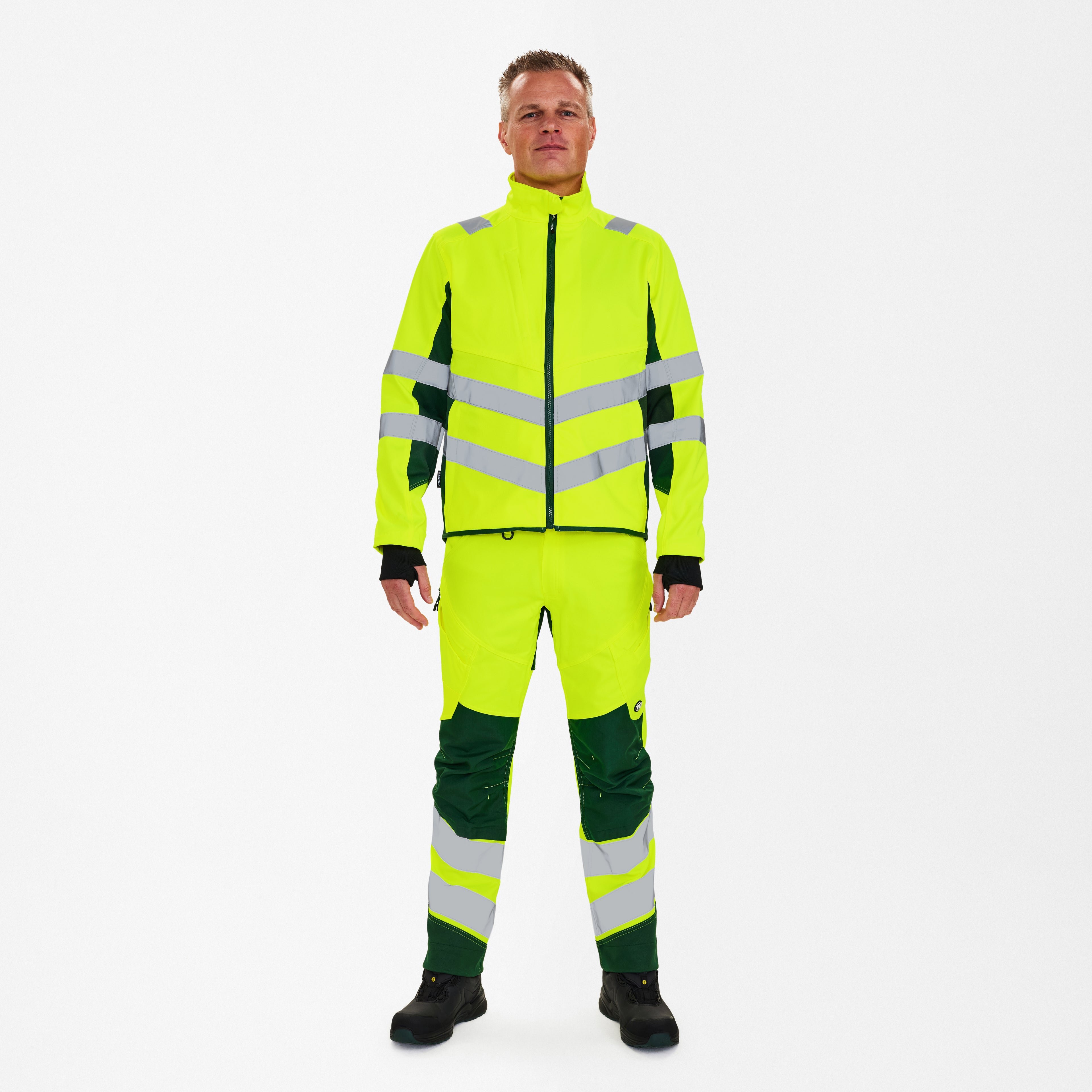 Engel Workwear Safety arbejdsjakke med 2-vejs stræk