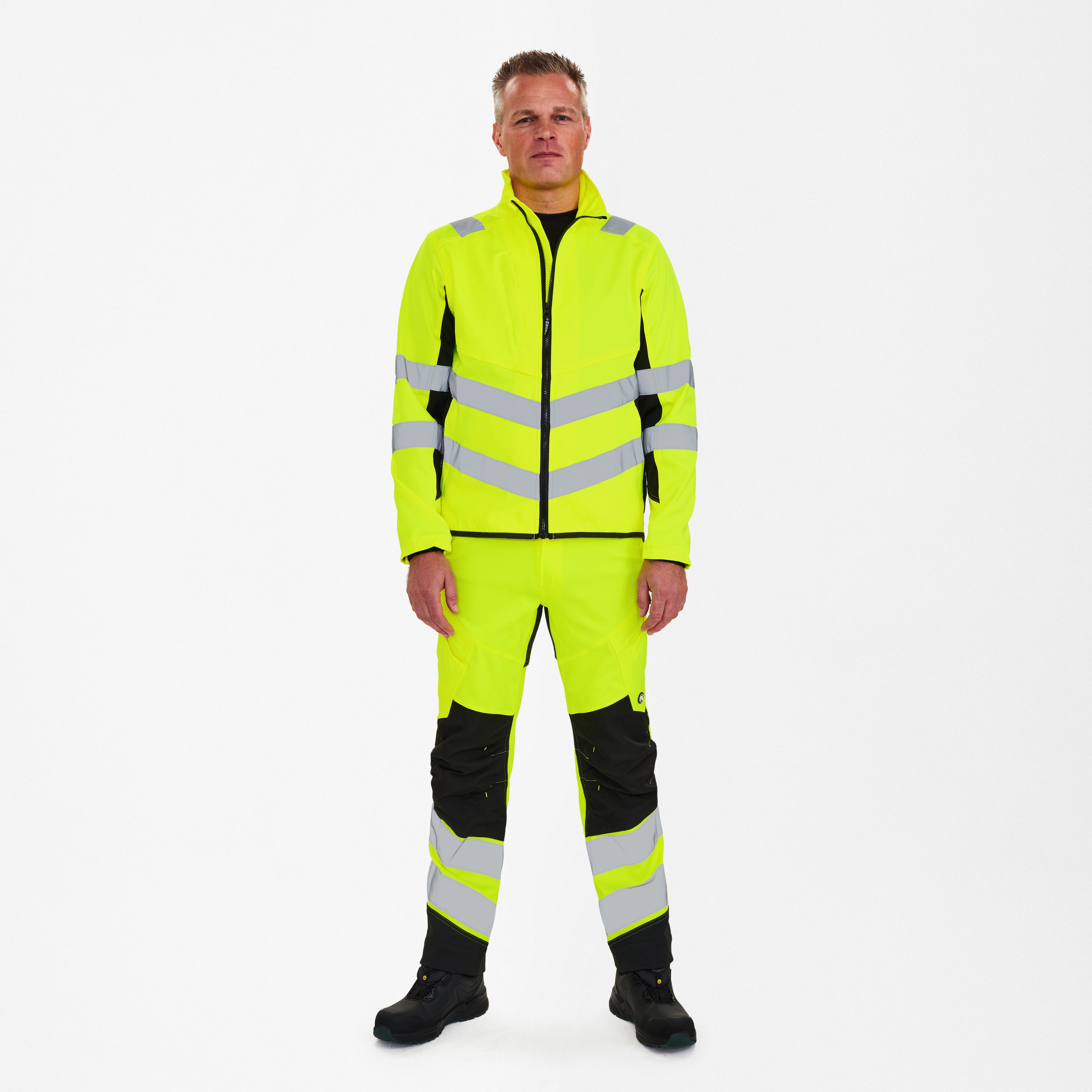Engel Workwear Safety arbejdsjakke med 2-vejs stræk
