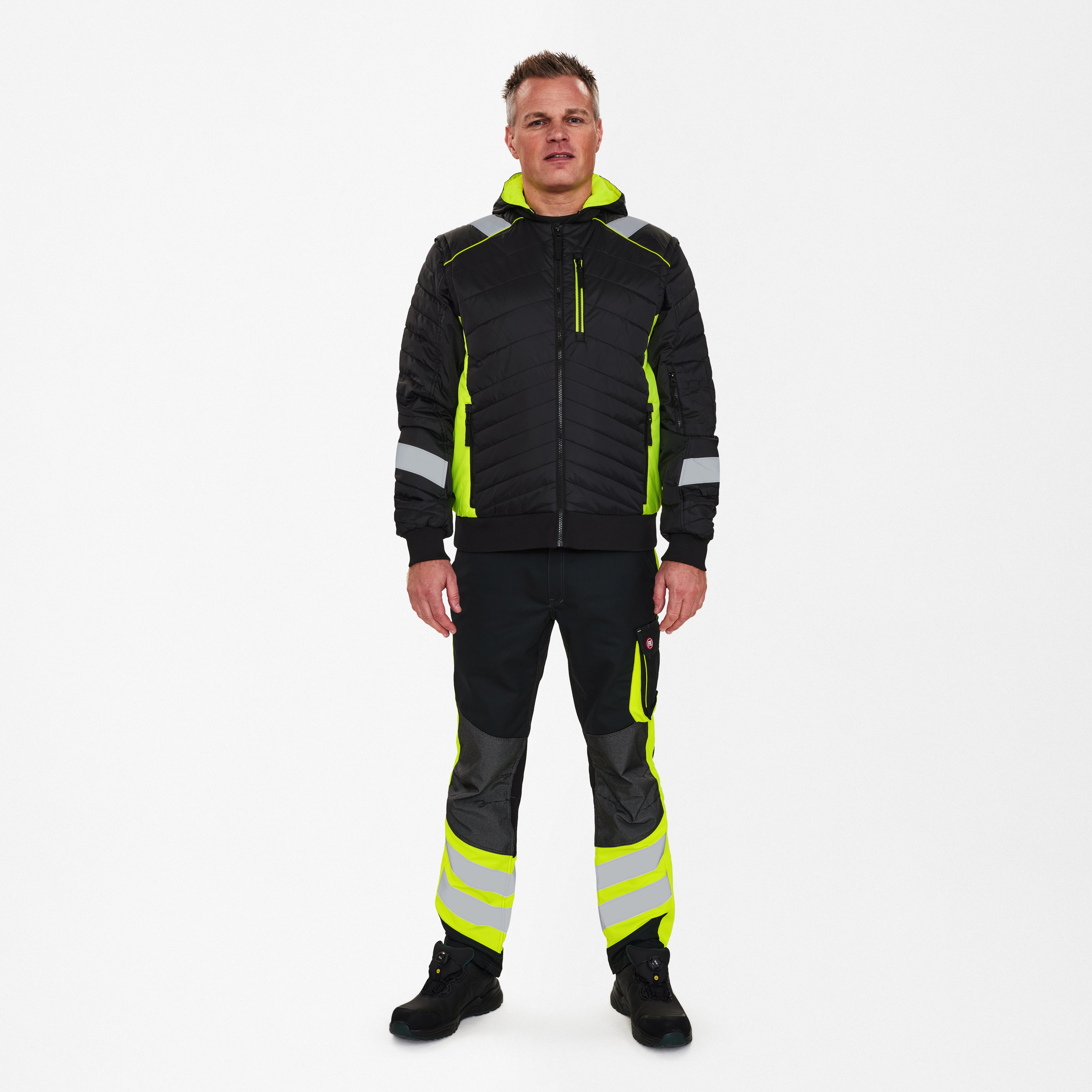 Engel Workwear Cargo quiltet jakke