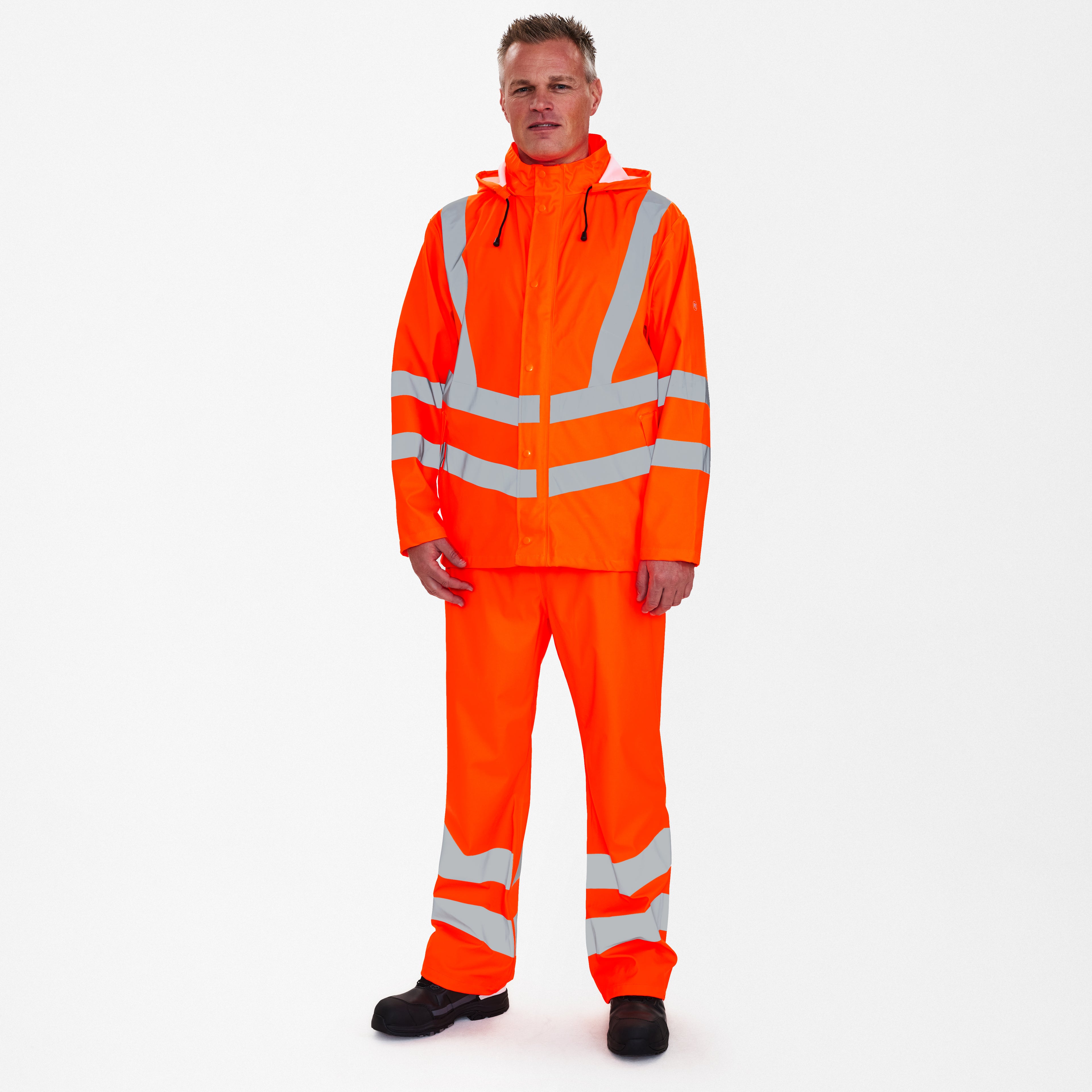 Safety regnjakke