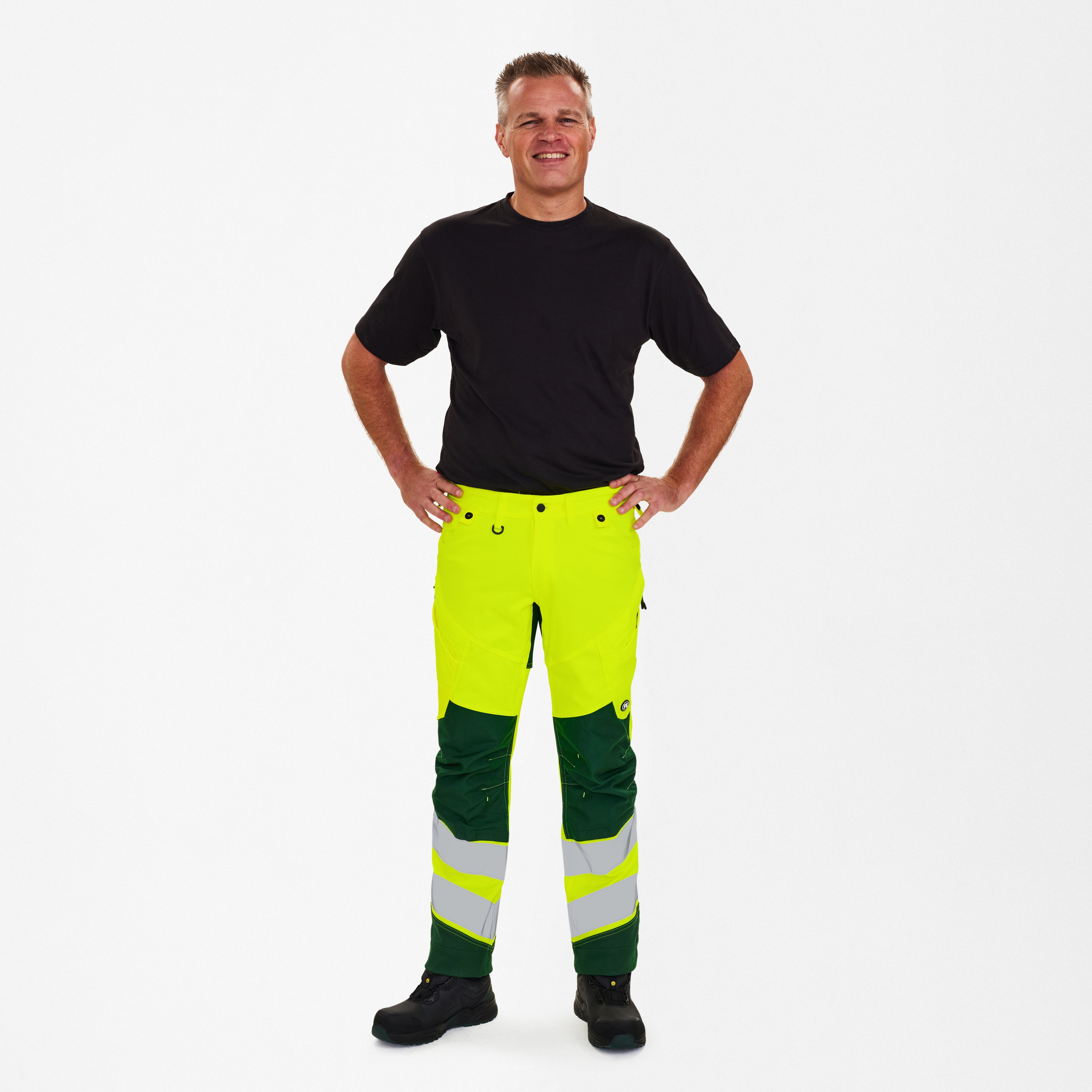 Engel Workwear Safety arbejdsbukser med 2-vejs stræk