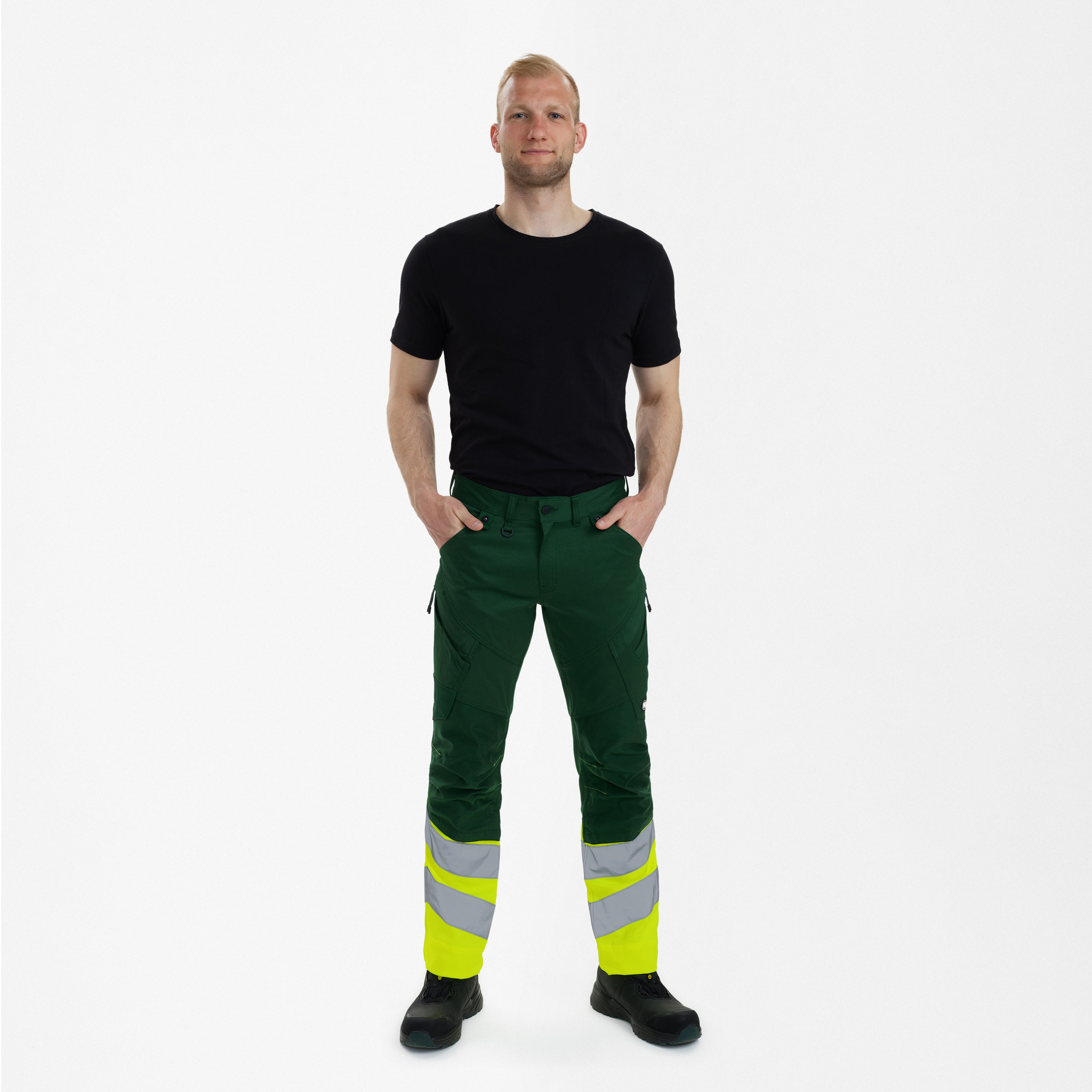 Engel Workwear Safety arbejdsbukser med 2-vejs stræk