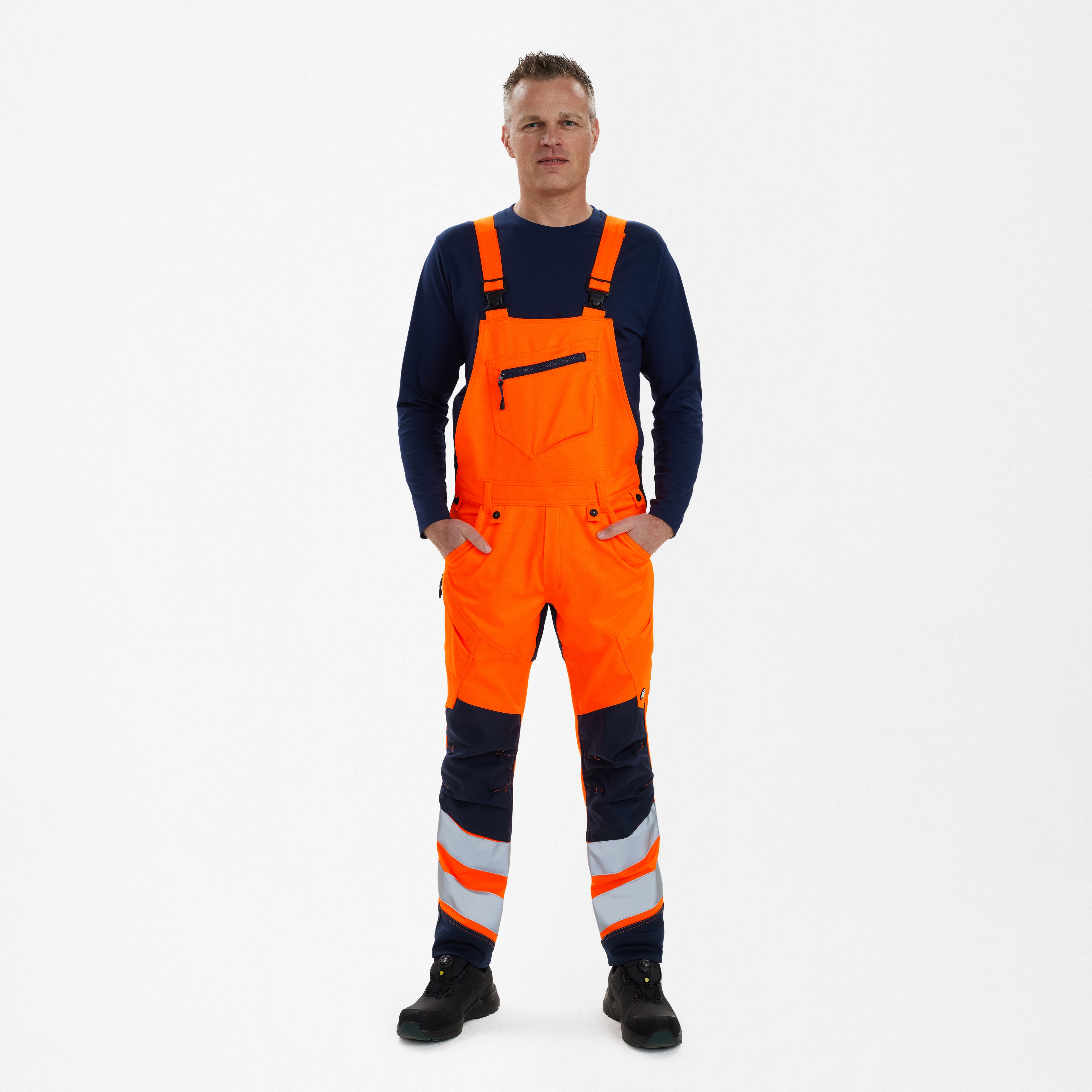 Engel Workwear Safety overall med 2-vejs stræk