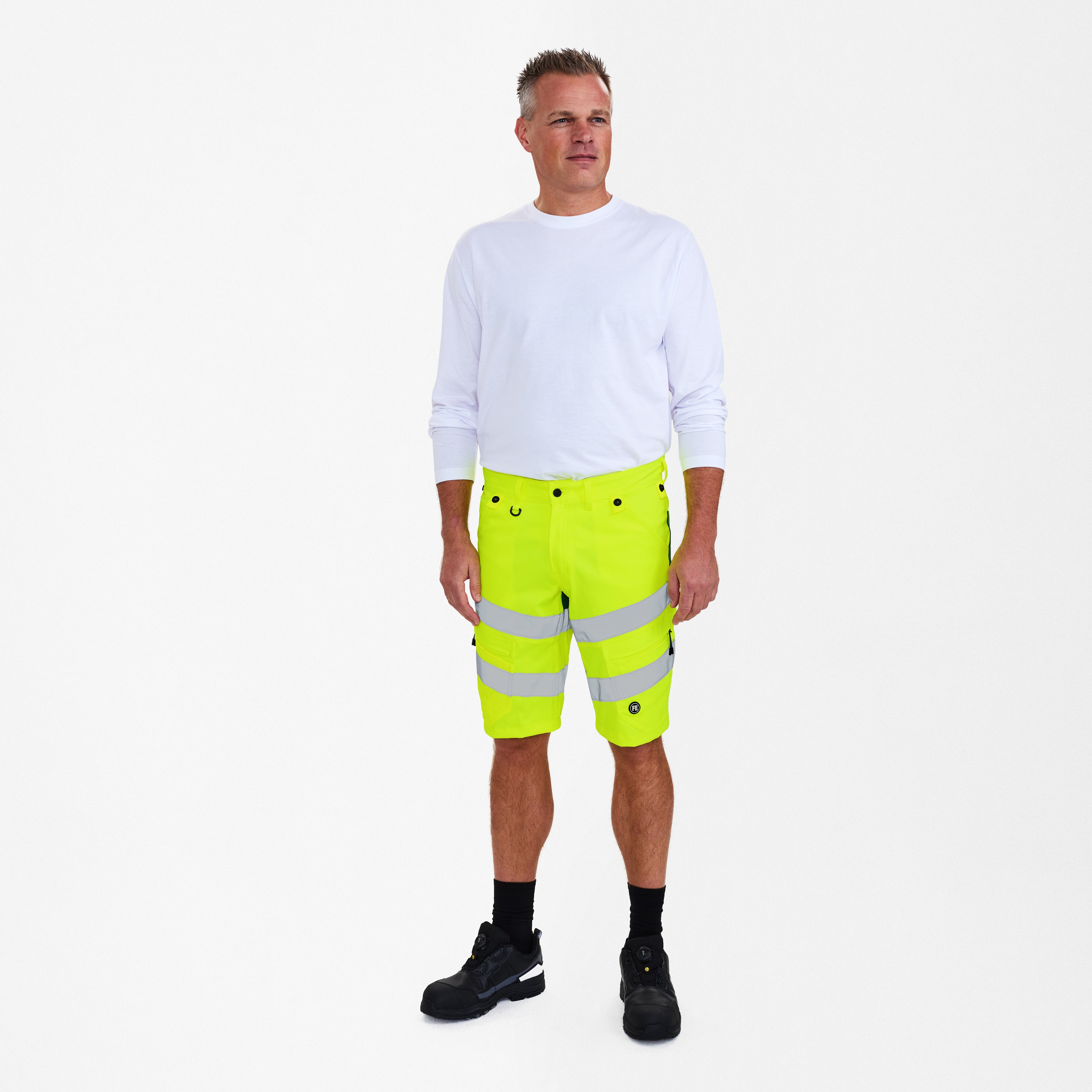 Engel Workwear Safety arbejdsshorts med 2-vejs stræk