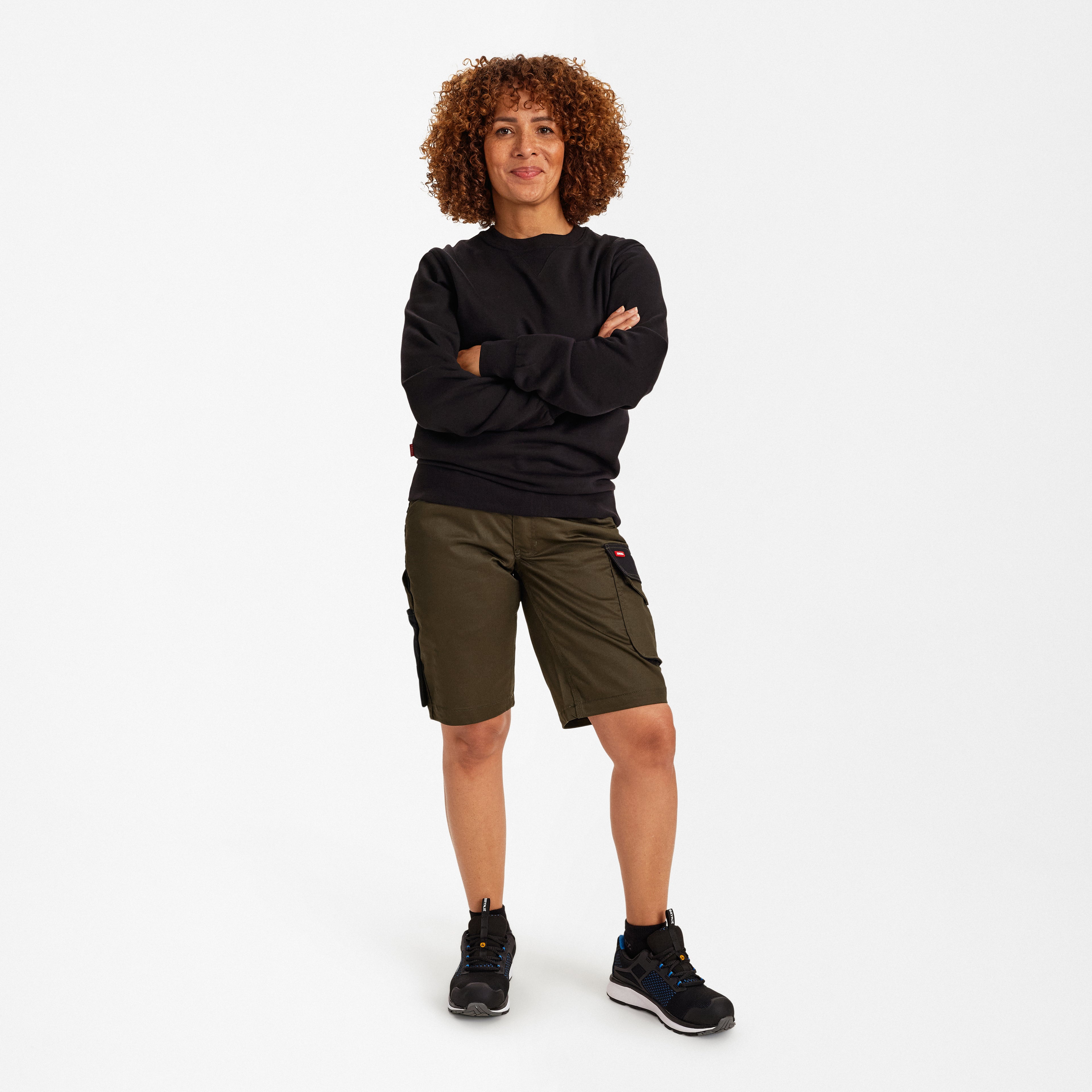 Engel Workwear Galaxy dame arbejdsshorts med 2-vejs stræk