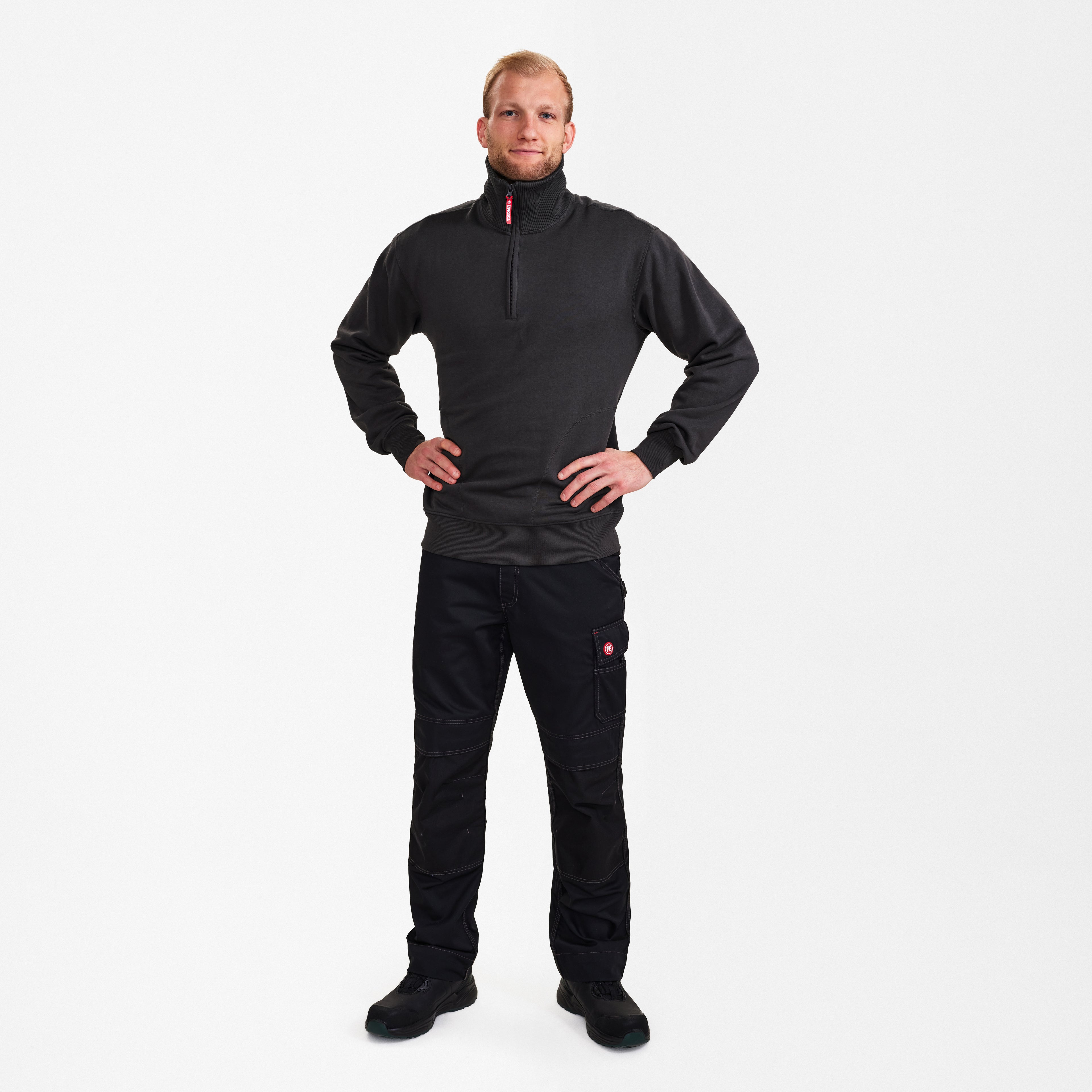 Engel Workwear Extend sweatshirt med høj krave