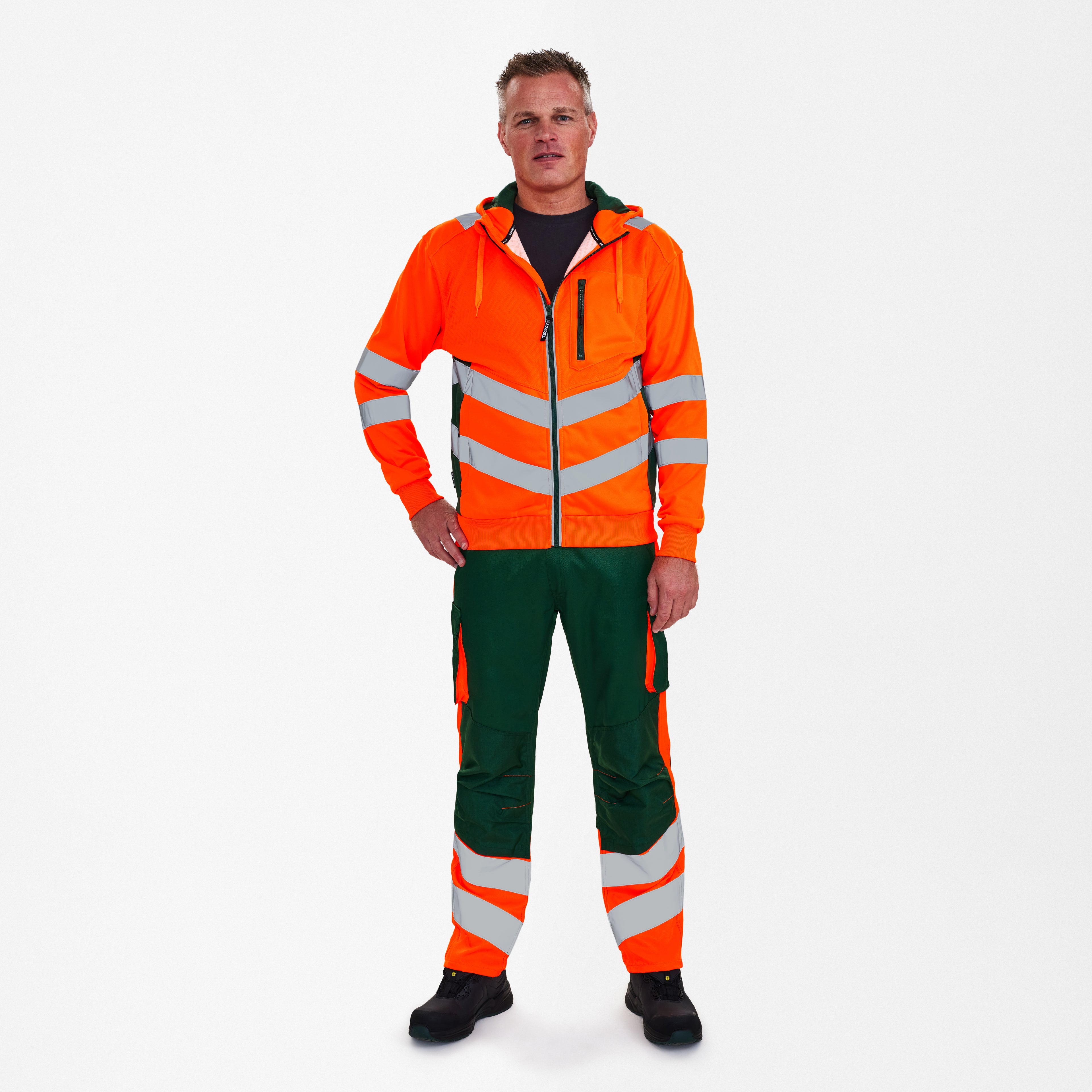 Engel Workwear Safety sweat cardigan