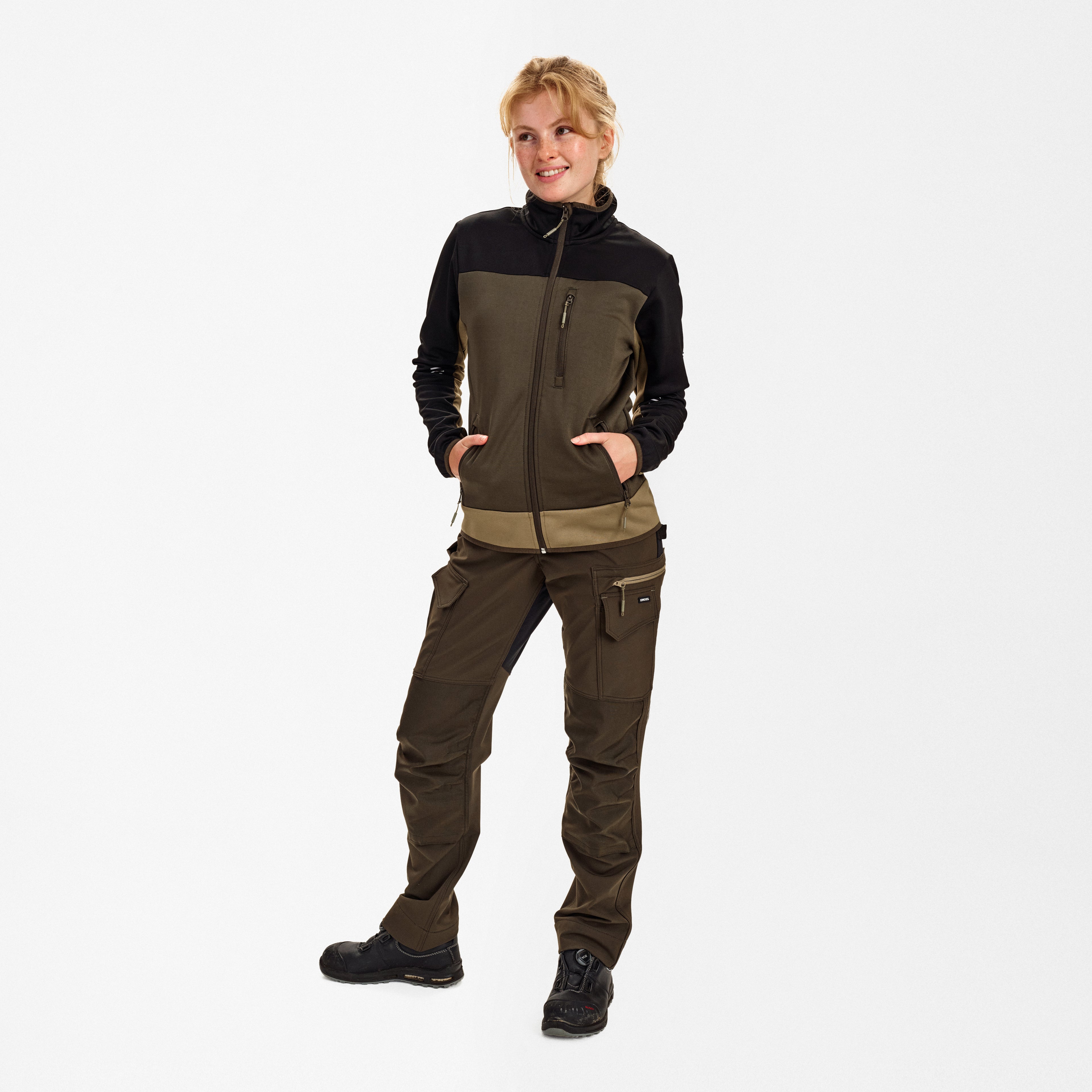 Engel Workwear Entire dame midlayer cardigan