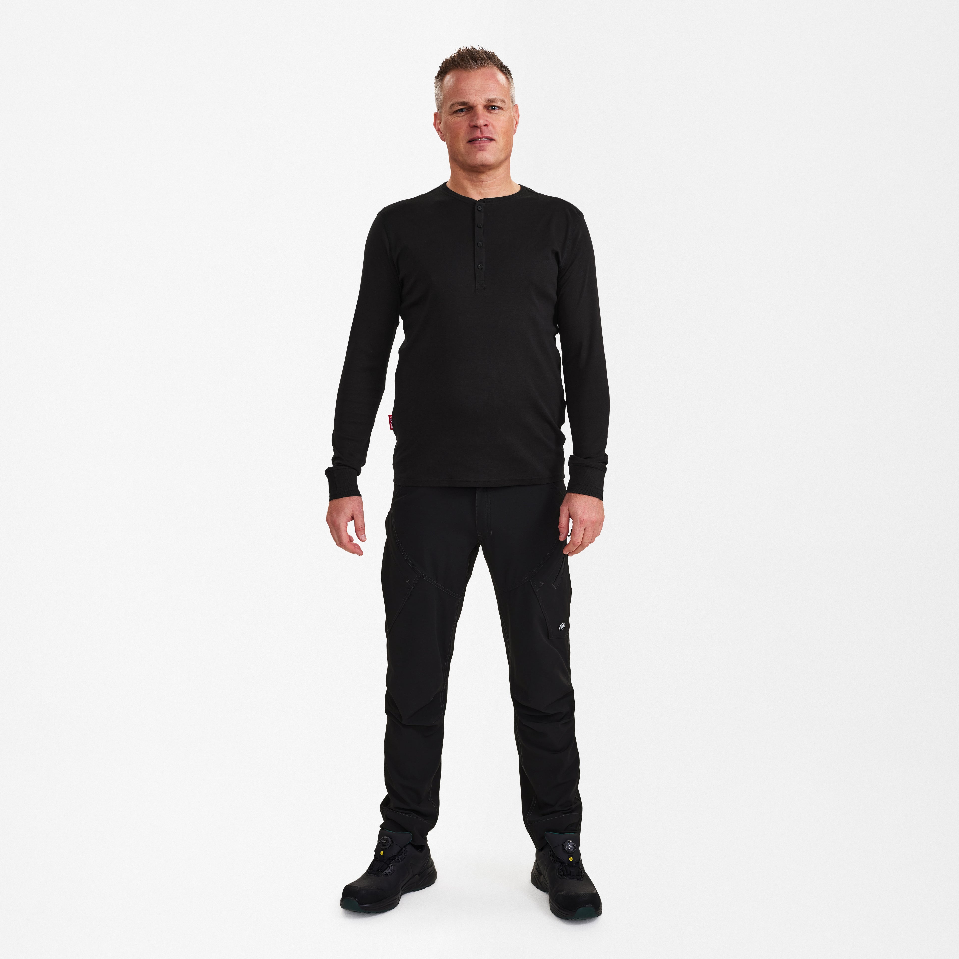 Engel Workwear Extend Grandad langærmet T-shirt