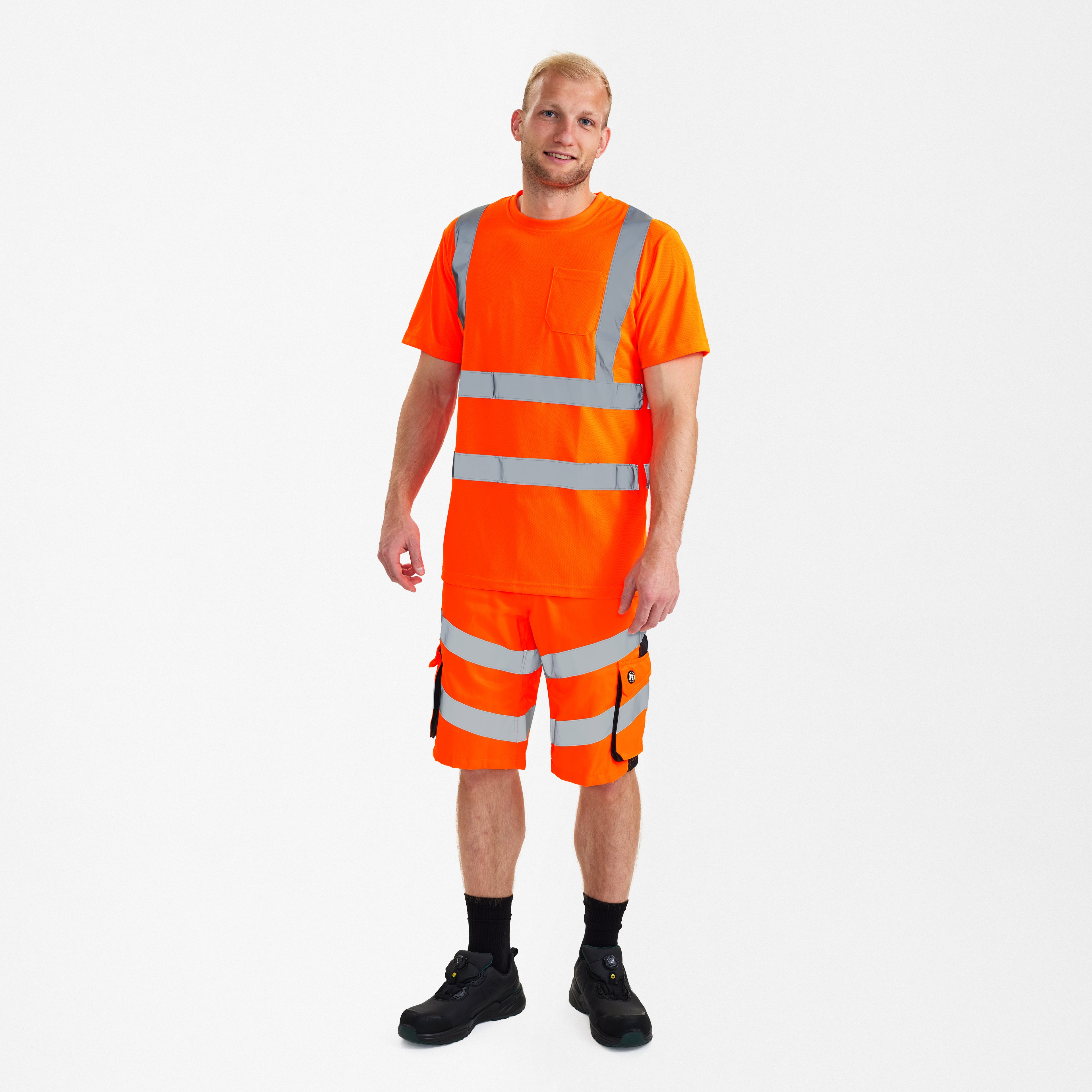 Safety T-shirt med brystlomme