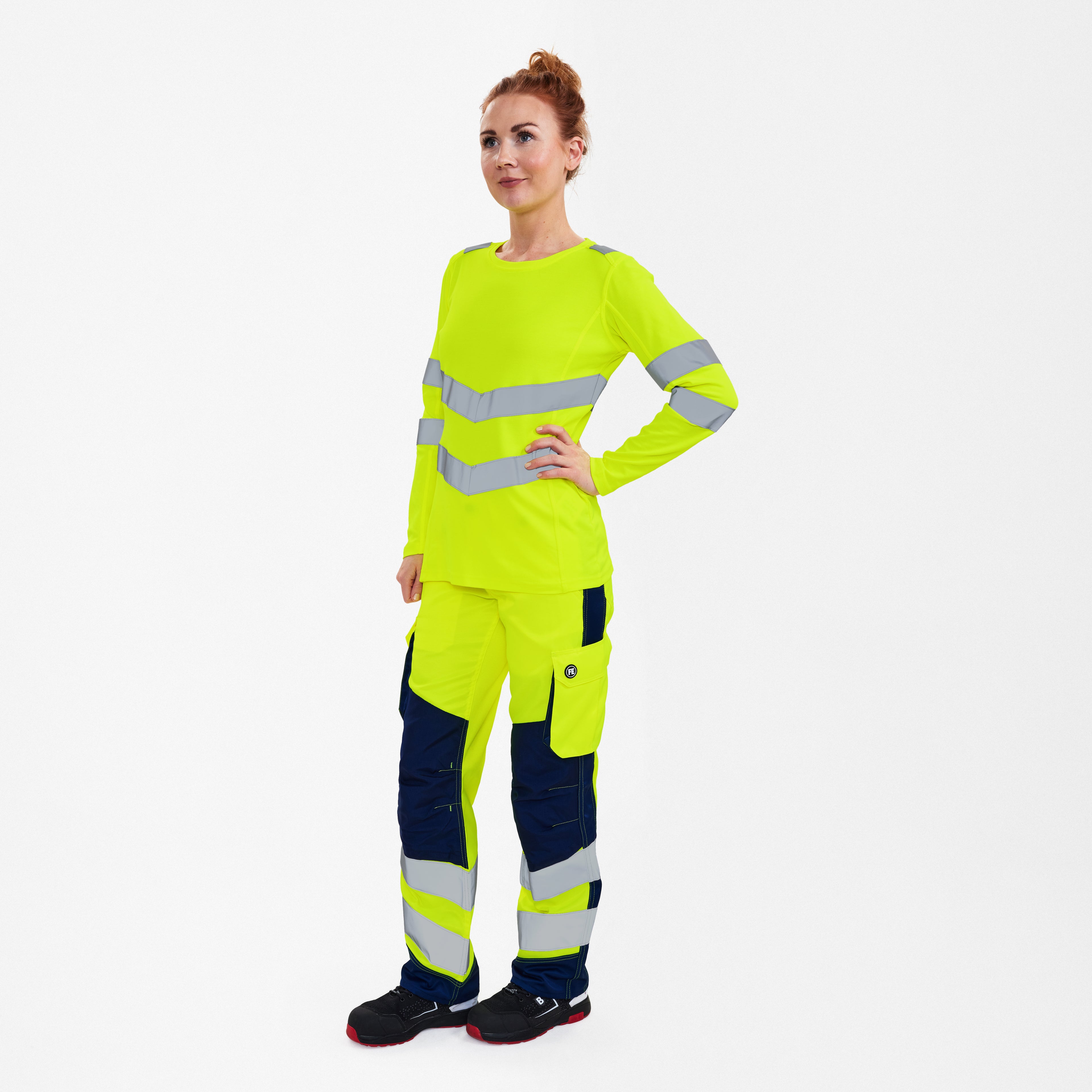 Engel Workwear Safety dame langærmet T-shirt