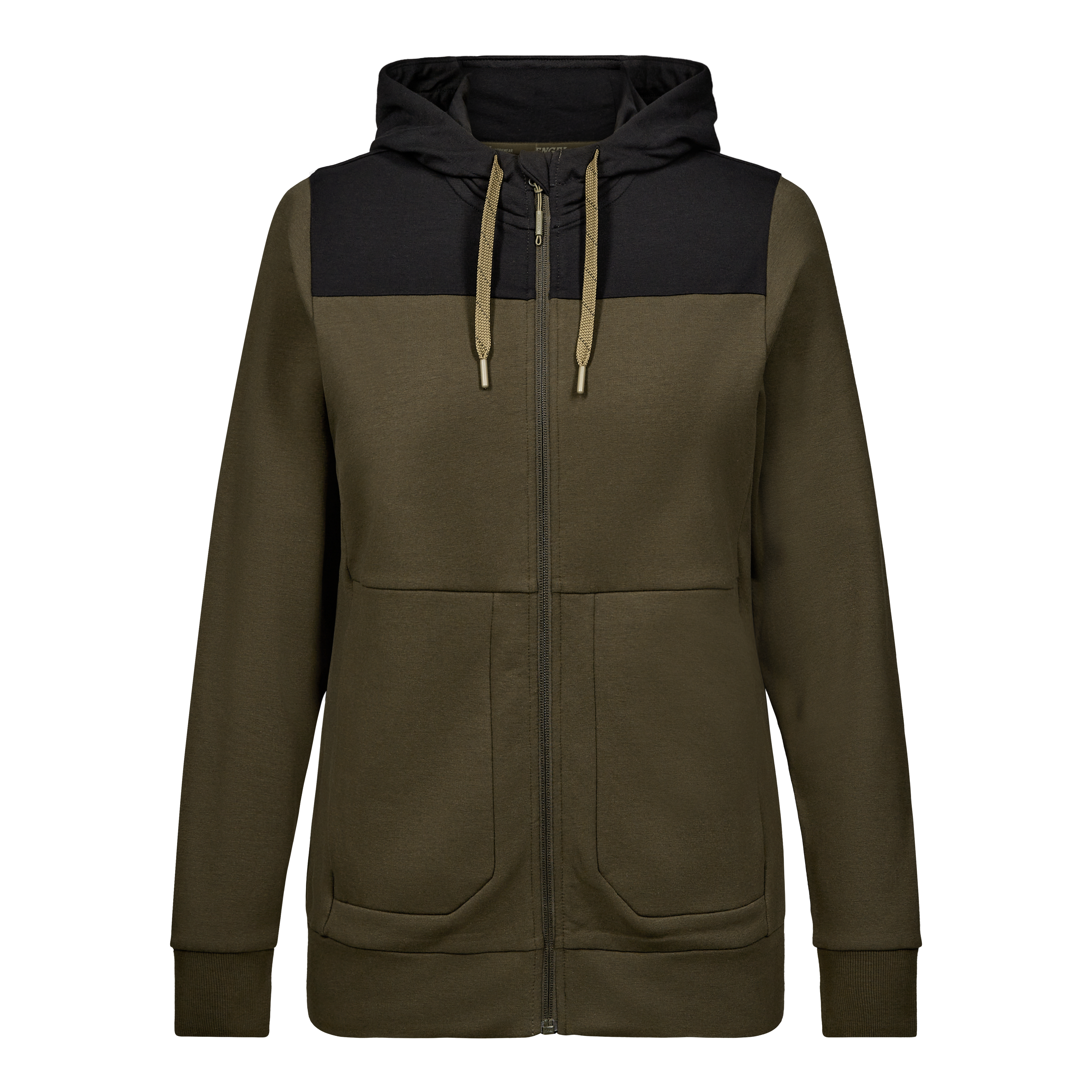Engel Workwear Entire dame sweat cardigan med hætte