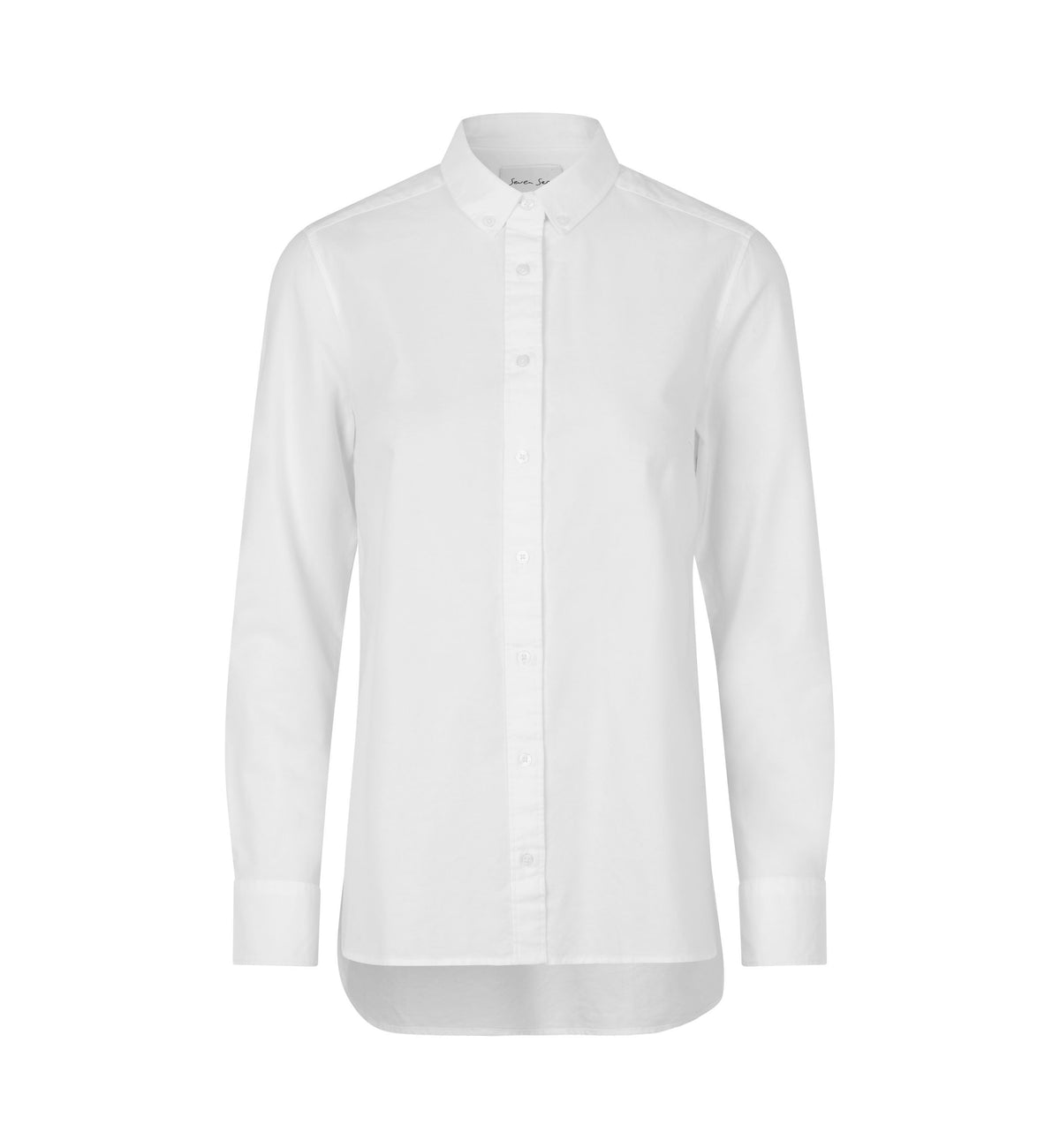 ID SEVEN SEAS Oxford | long | modern | dame - Hvid [C-001] / S