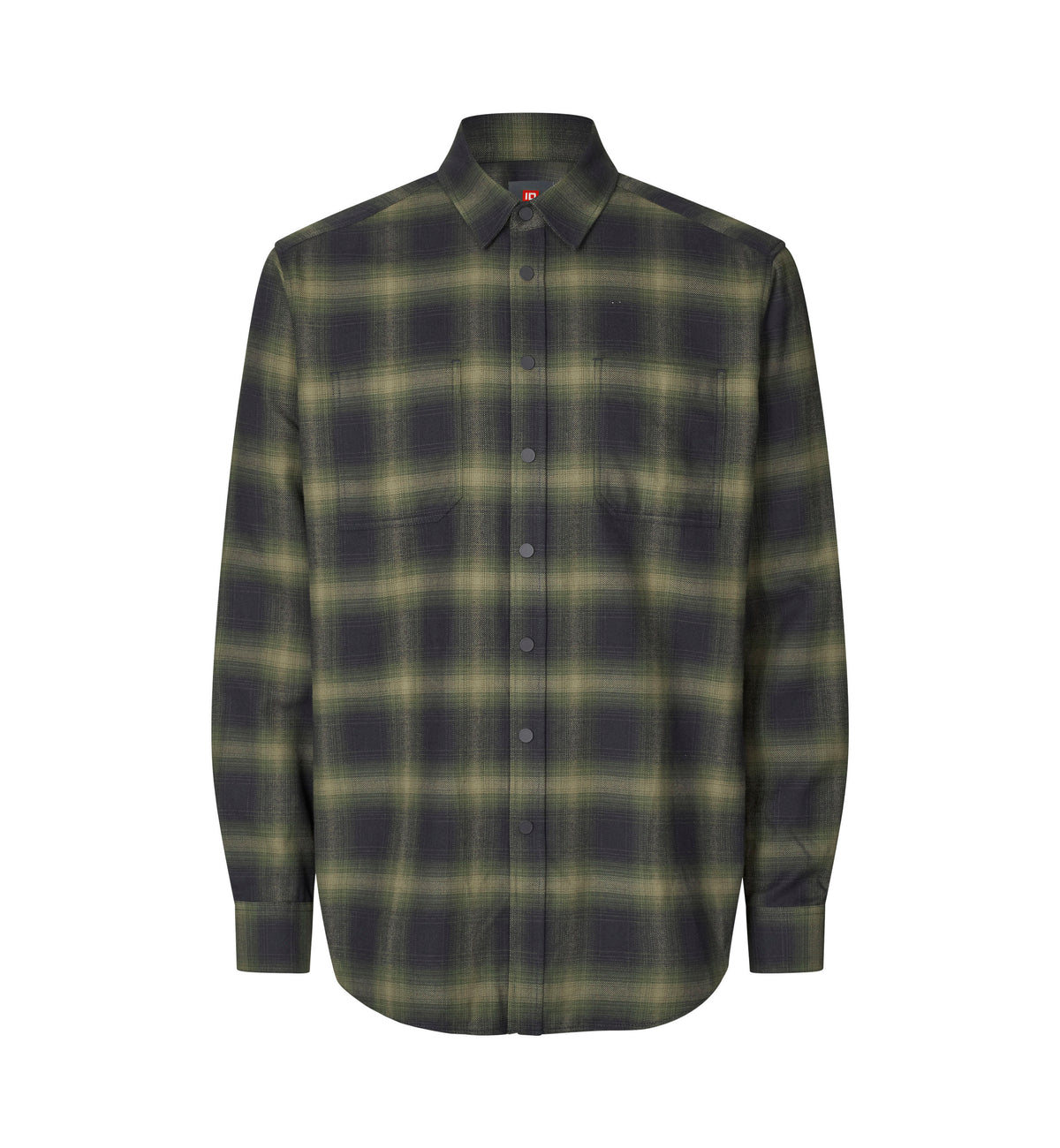 ID SEVEN SEAS Flannel | unisex - Oliven [C-570] / S