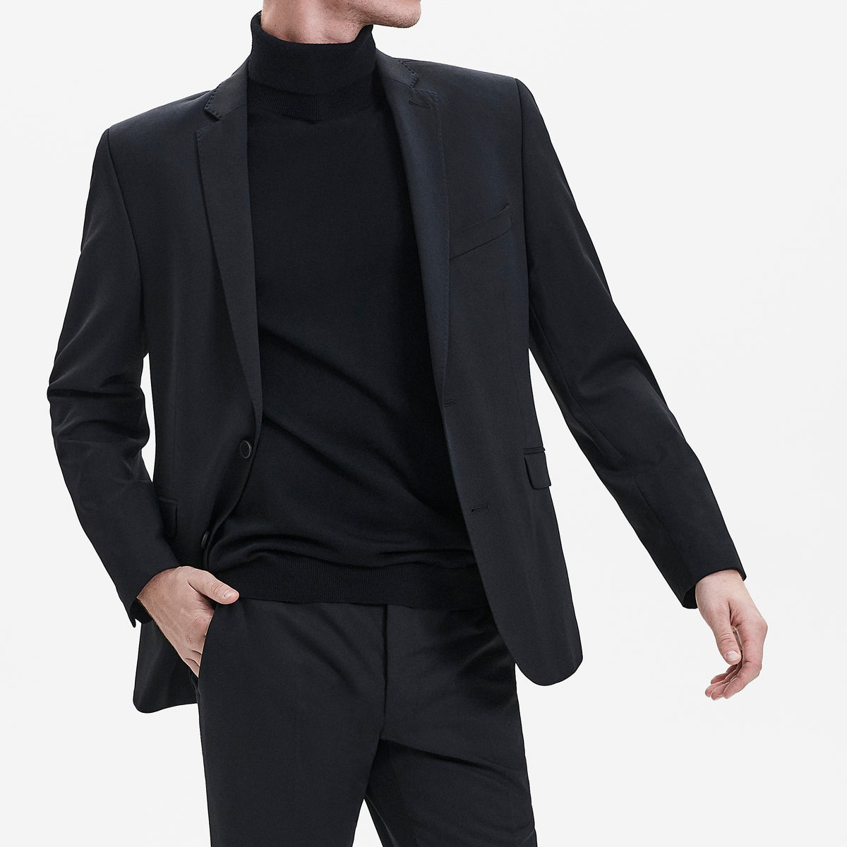 Sunwill Traveller Herreblazer i Modern Fit - Black [100] / 22