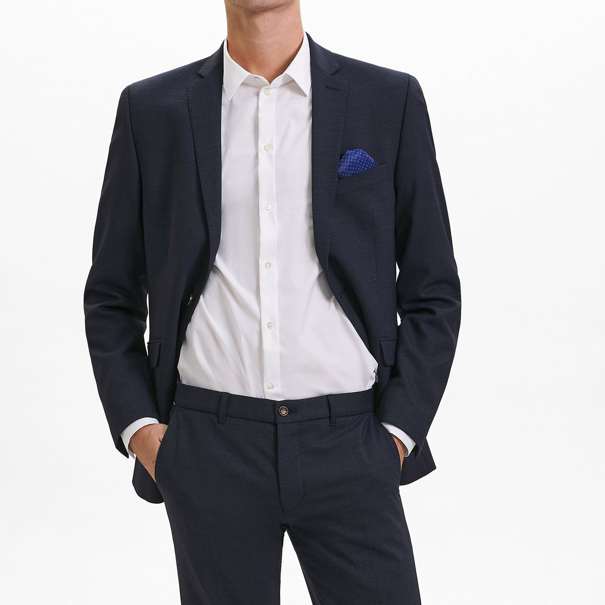 Sunwill Uldblazer i Modern Fit - Navy [405] / 22