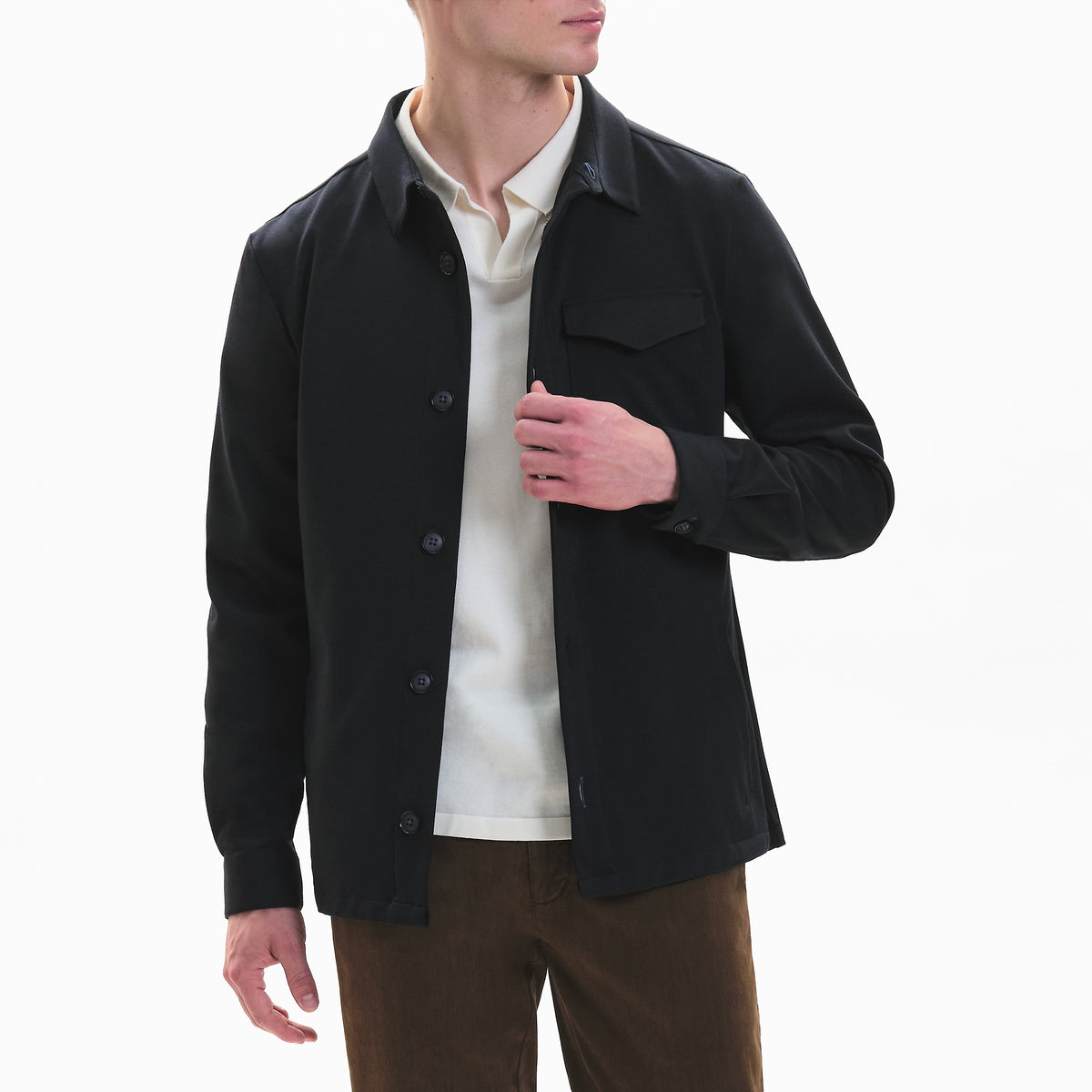 Sunwill Extreme Flexibility Overshirt - Dark Navy [400] / 44