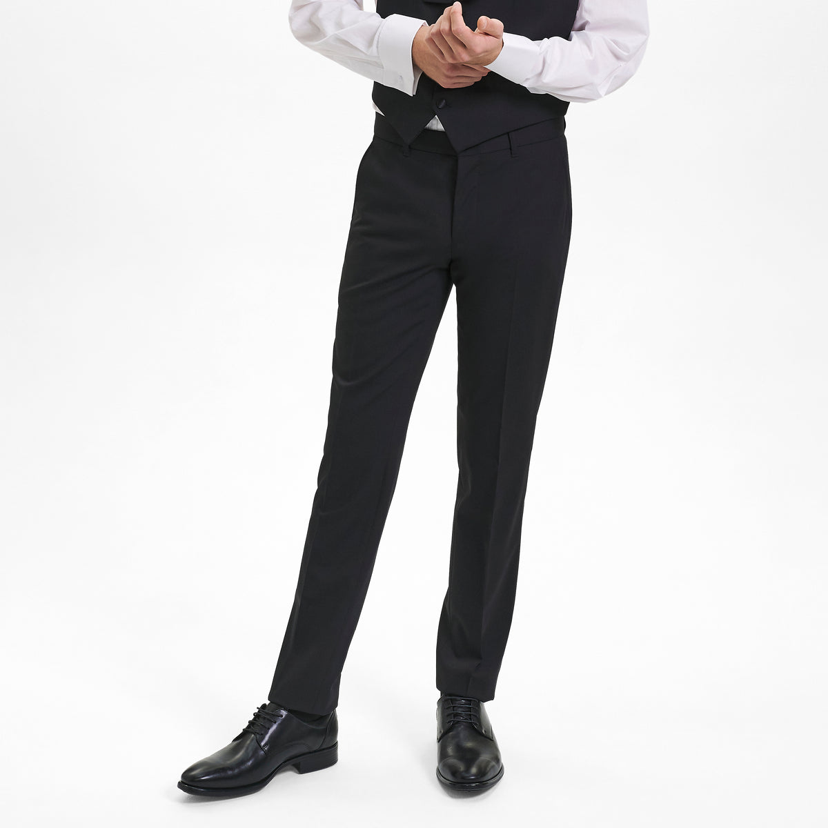 Sunwill Klassiske Traveller Bukser i Fitted Fit - Black [100] / 22