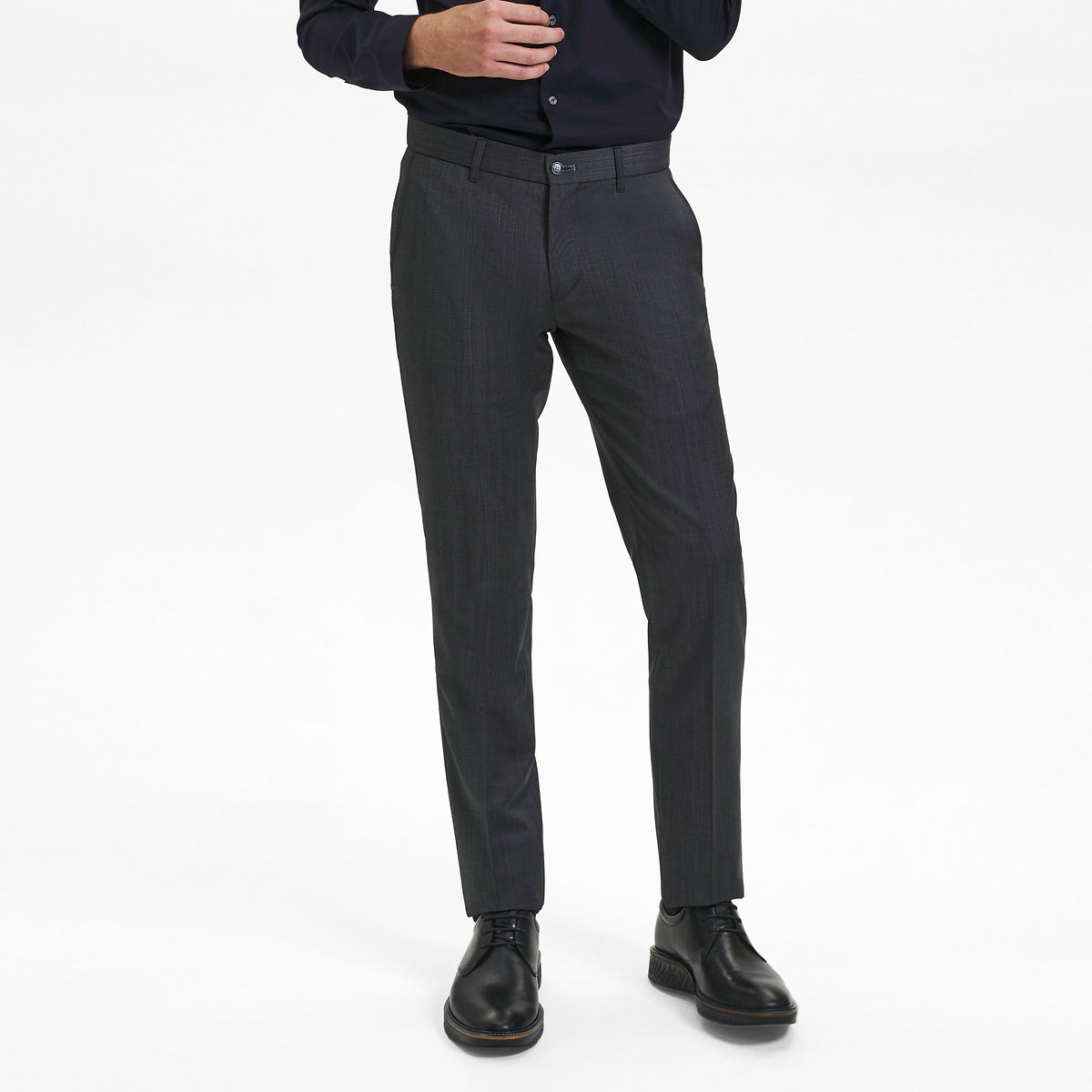 Sunwill Uldbukser i Fitted Fit - Anthracite [105] / 23