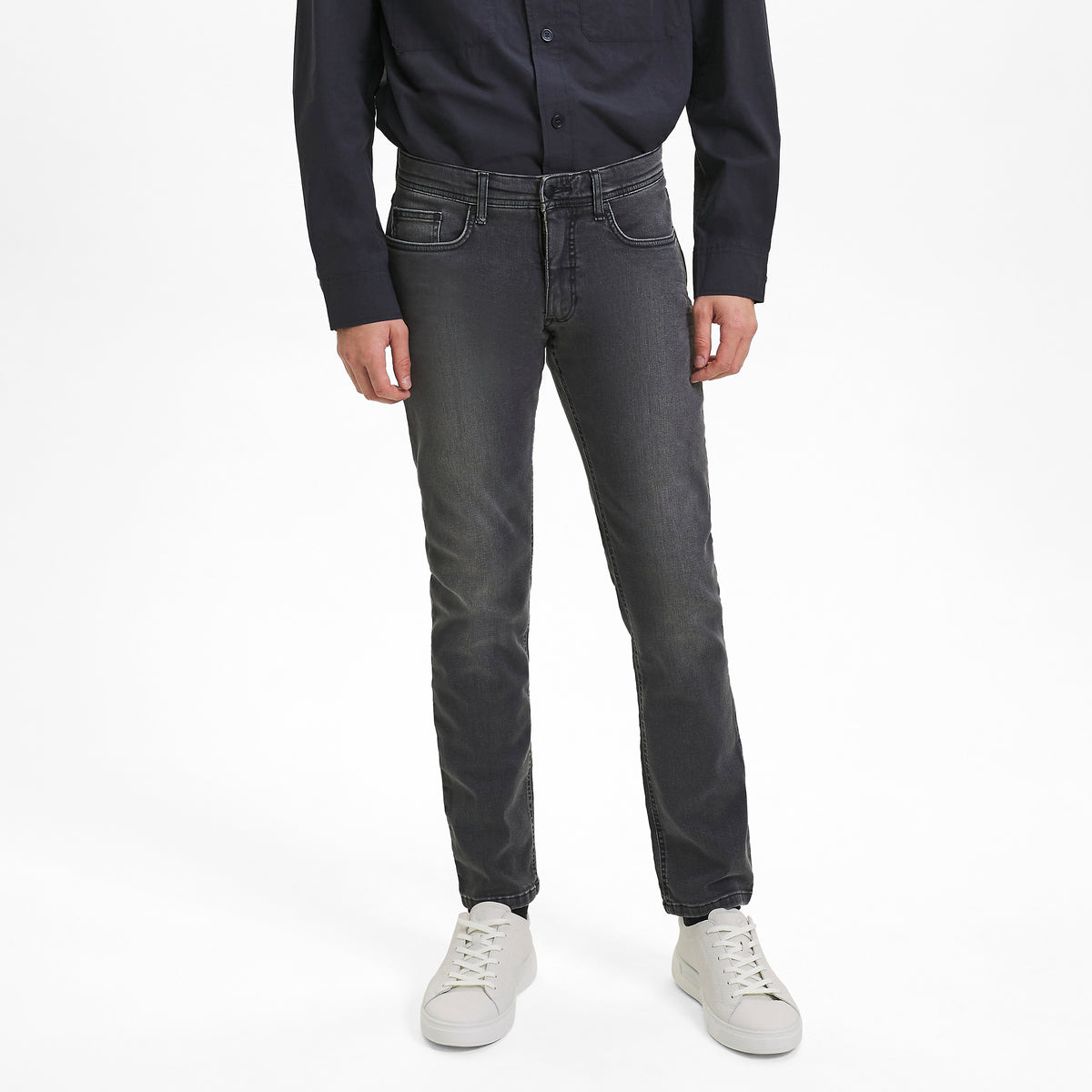 Sunwill Super Stretch Jeans i Fitted Fit - Medium Grey [135] / 29/32