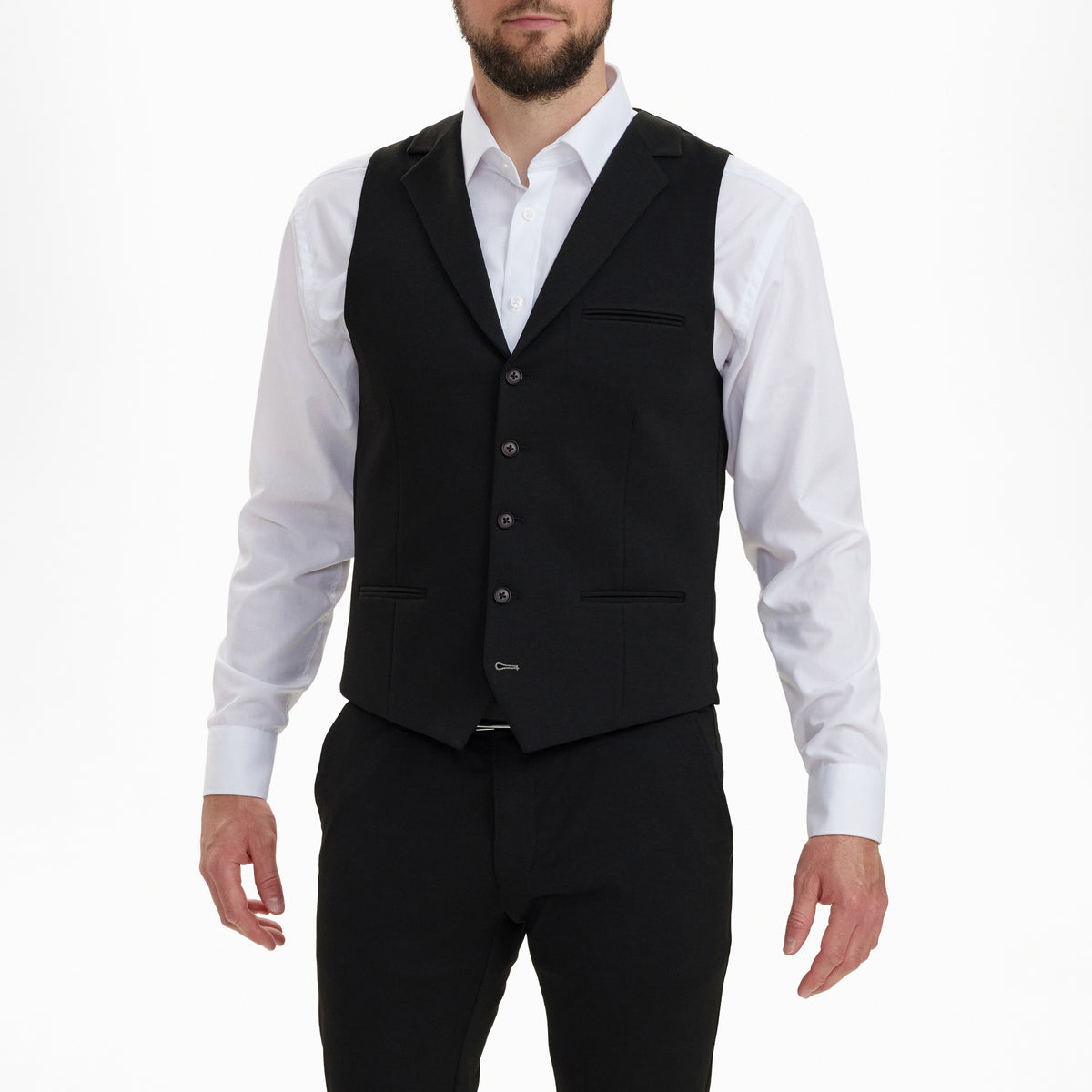 Sunwill Extreme Flexibility Herrevest i Modern Fit - Black [100] / 44