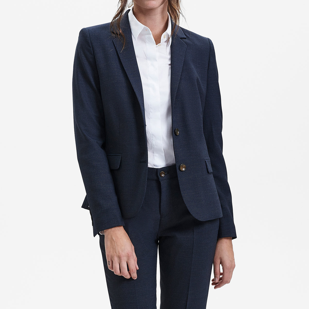 Sunwill Dame Blazer i Modern Fit - Navy [405] / 30