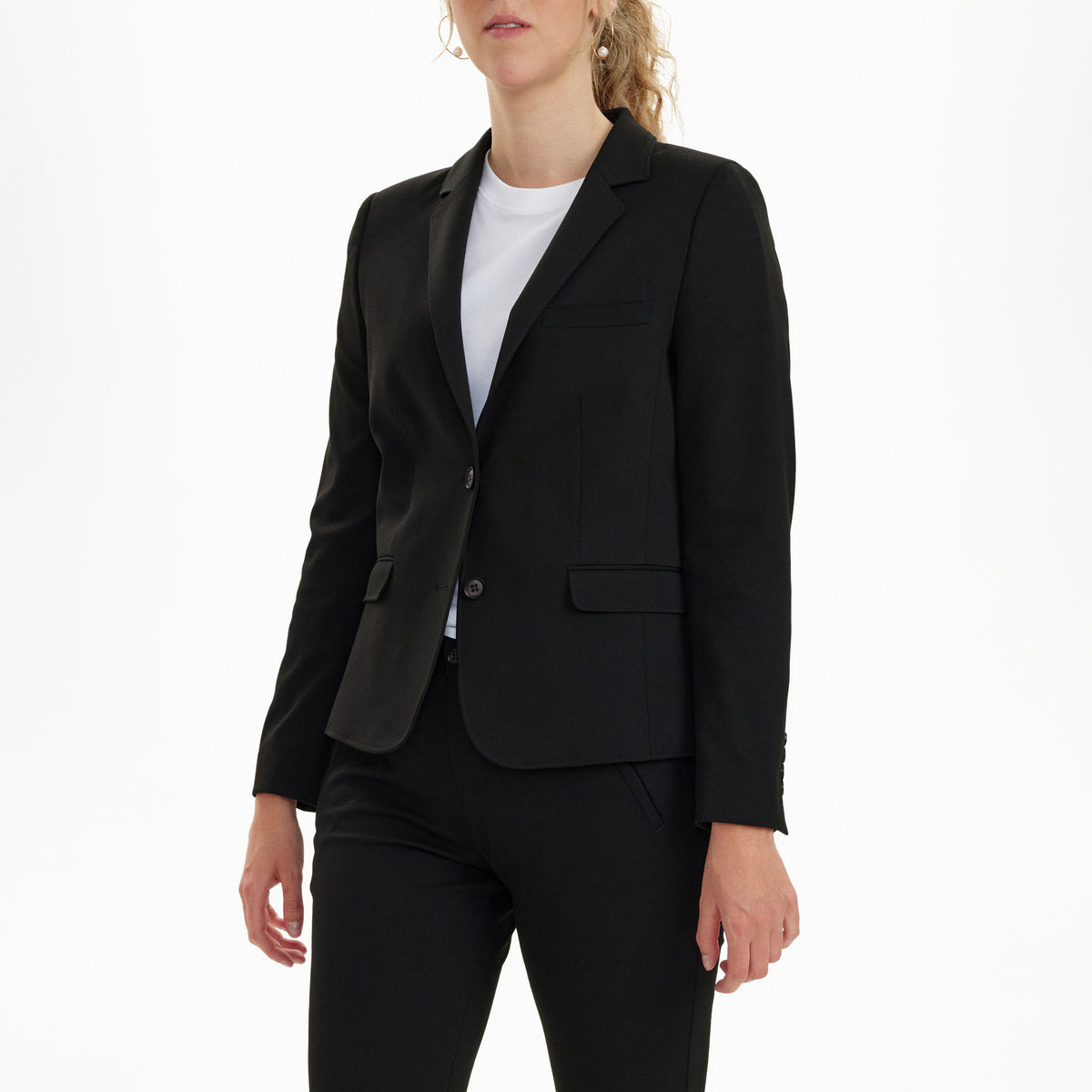 Sunwill Extreme Flexibility Dame Blazer i Fitted Fit - Black [100] / 30