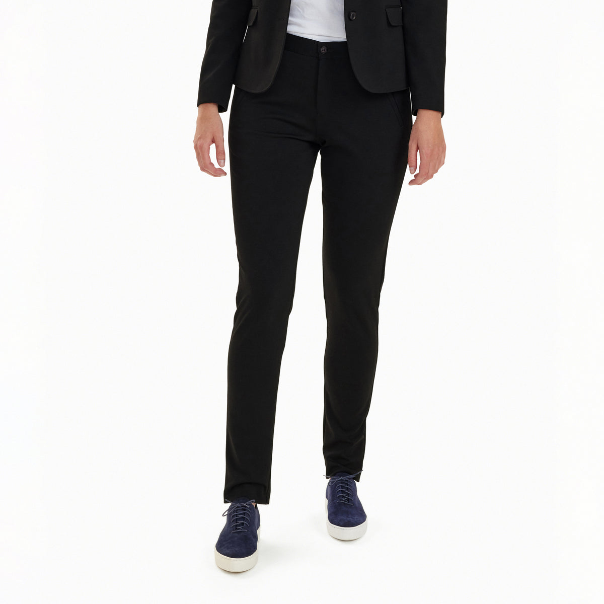 Sunwill Extreme Flexibility Bukser i Slim Fit - Black [100] / 32/76