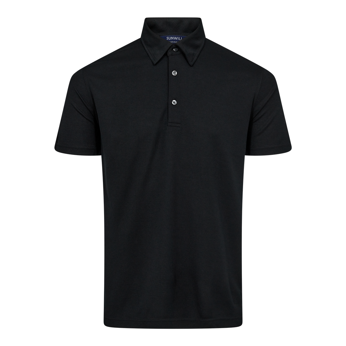Sunwill Herre Polo T-shirt med korte ærmer - Black [100] / XS