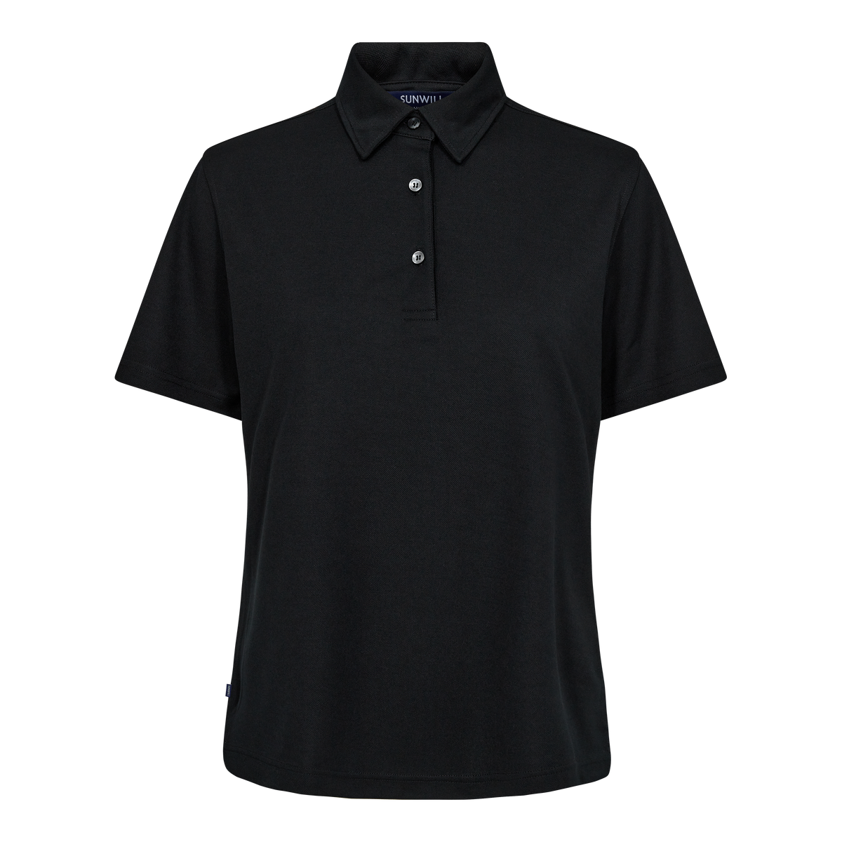 Sunwill Dame Polo T-shirt med korte ærmer - Black [100] / XS