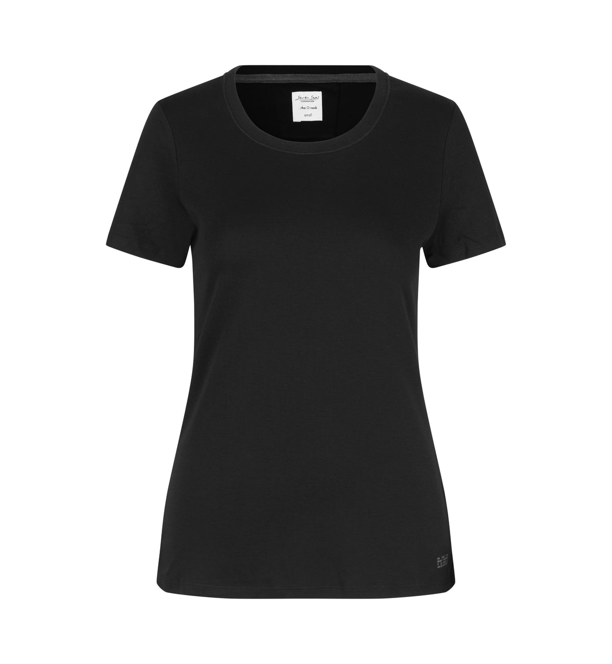 ID SEVEN SEAS T-shirt | o-neck | dame - Sort [C-900] / S