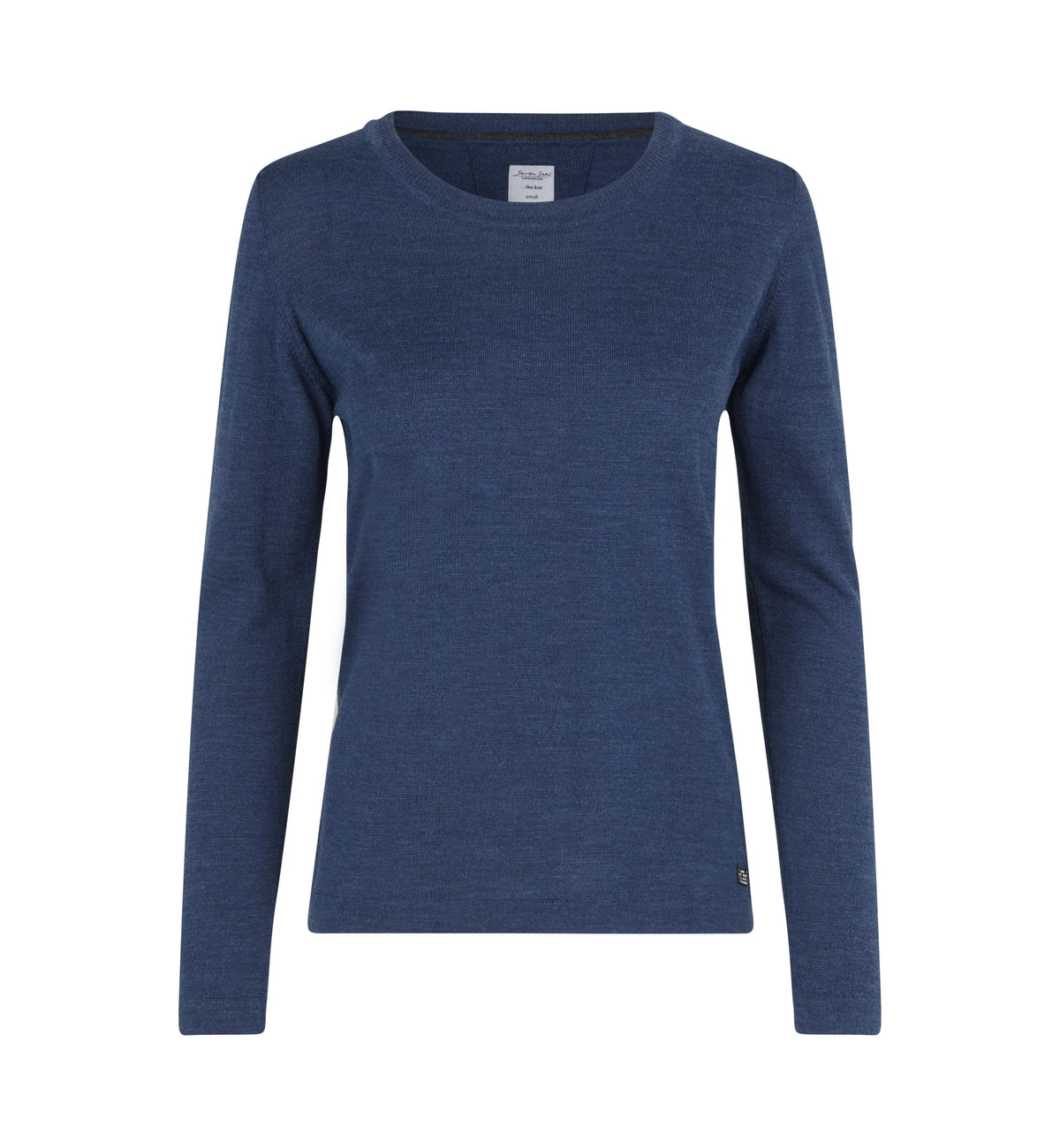 ID SEVEN SEAS The knit | o-neck | dame - Blå melange [C-716] / S