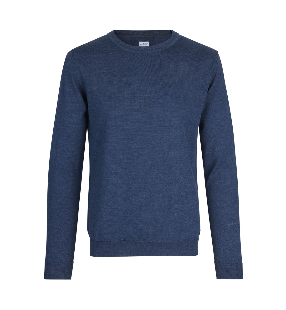 ID SEVEN SEAS The knit | o-neck - Blå melange [C-716] / S